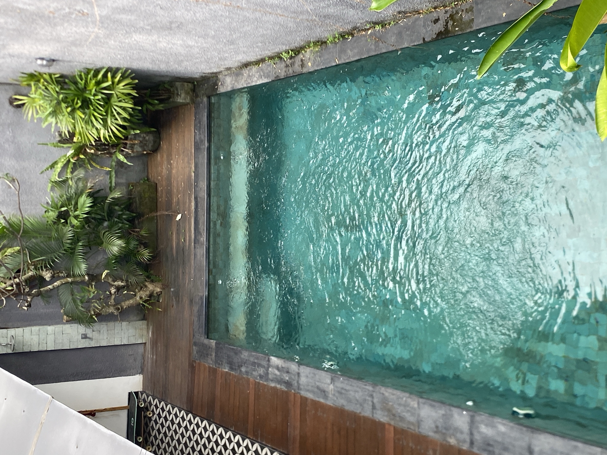 Private pool and courtyard details, North Kuta, Bali