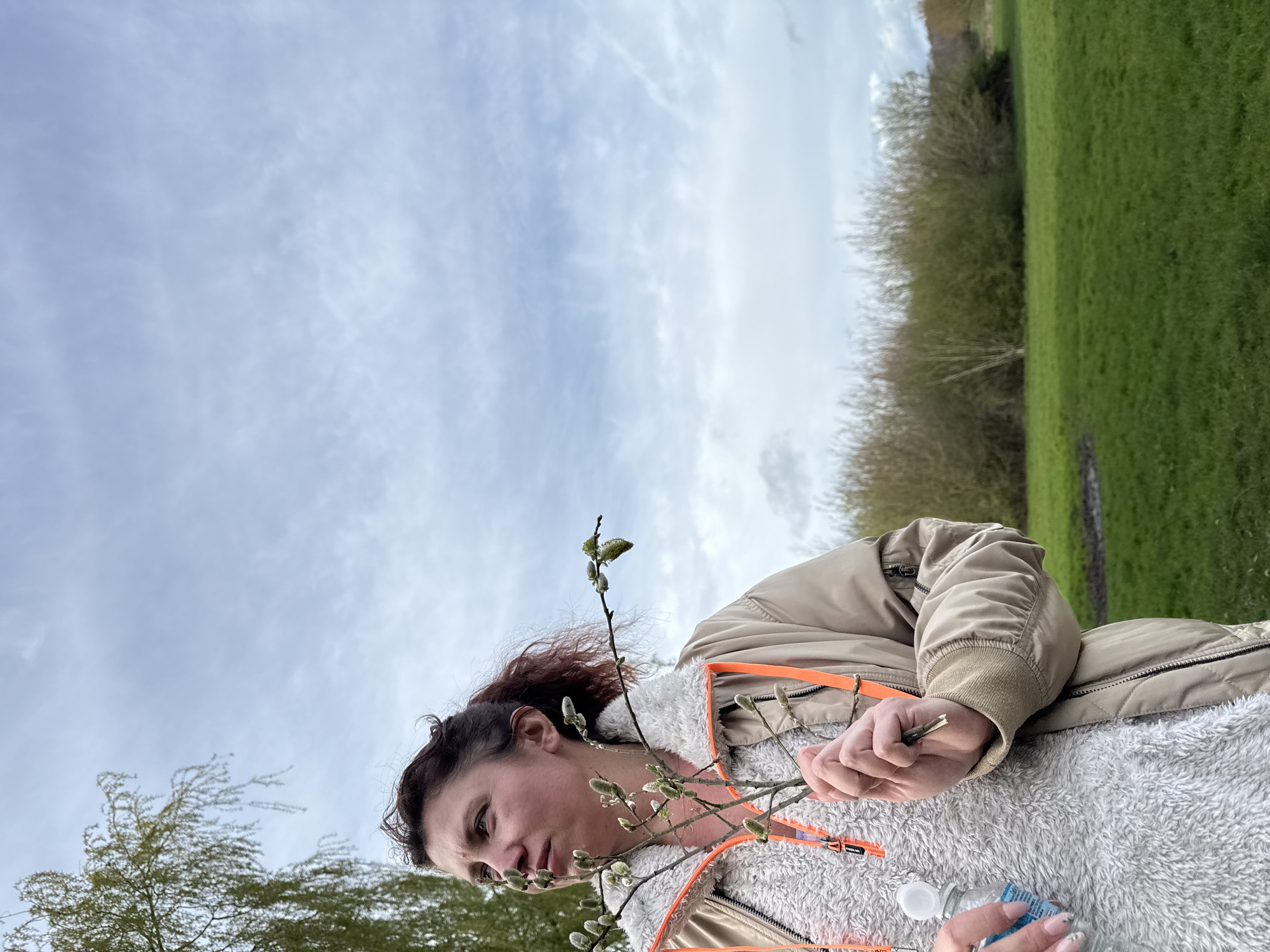 Two people enjoy springtime outdoors in Coventry