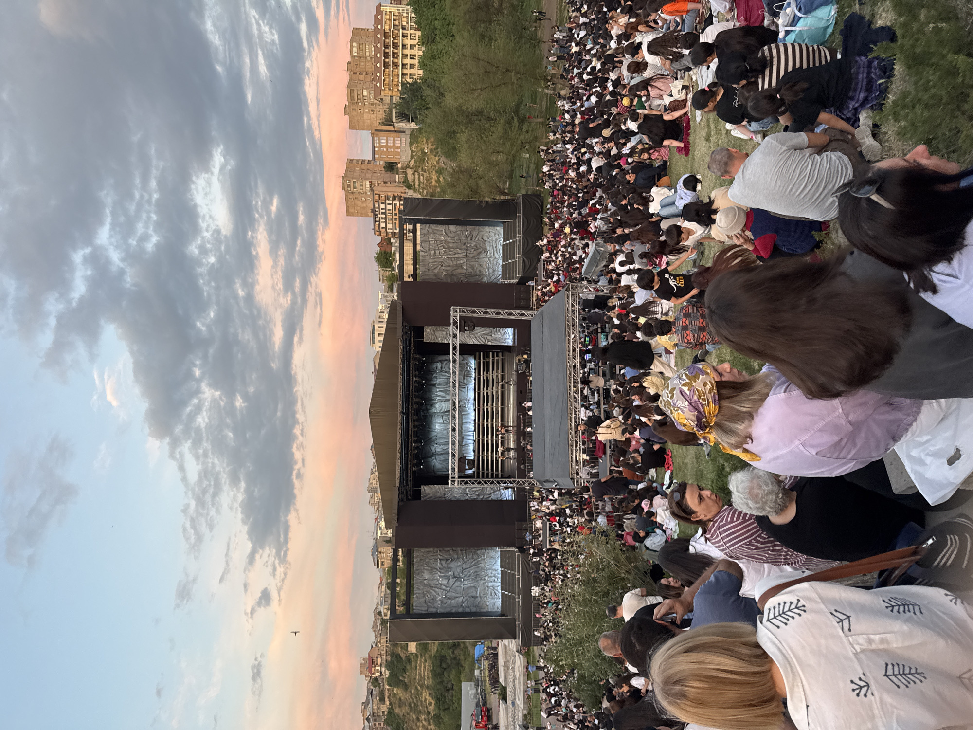 Large outdoor cultural performance draws crowds to Yerevan's Cascade Complex