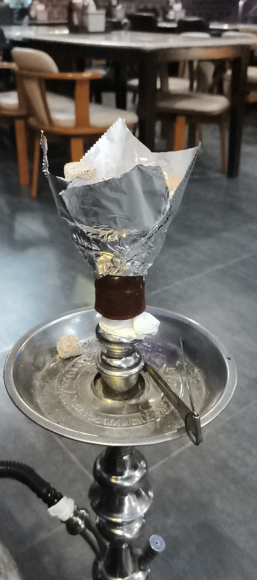 Hookah spotted at Bangkok cafe lounge