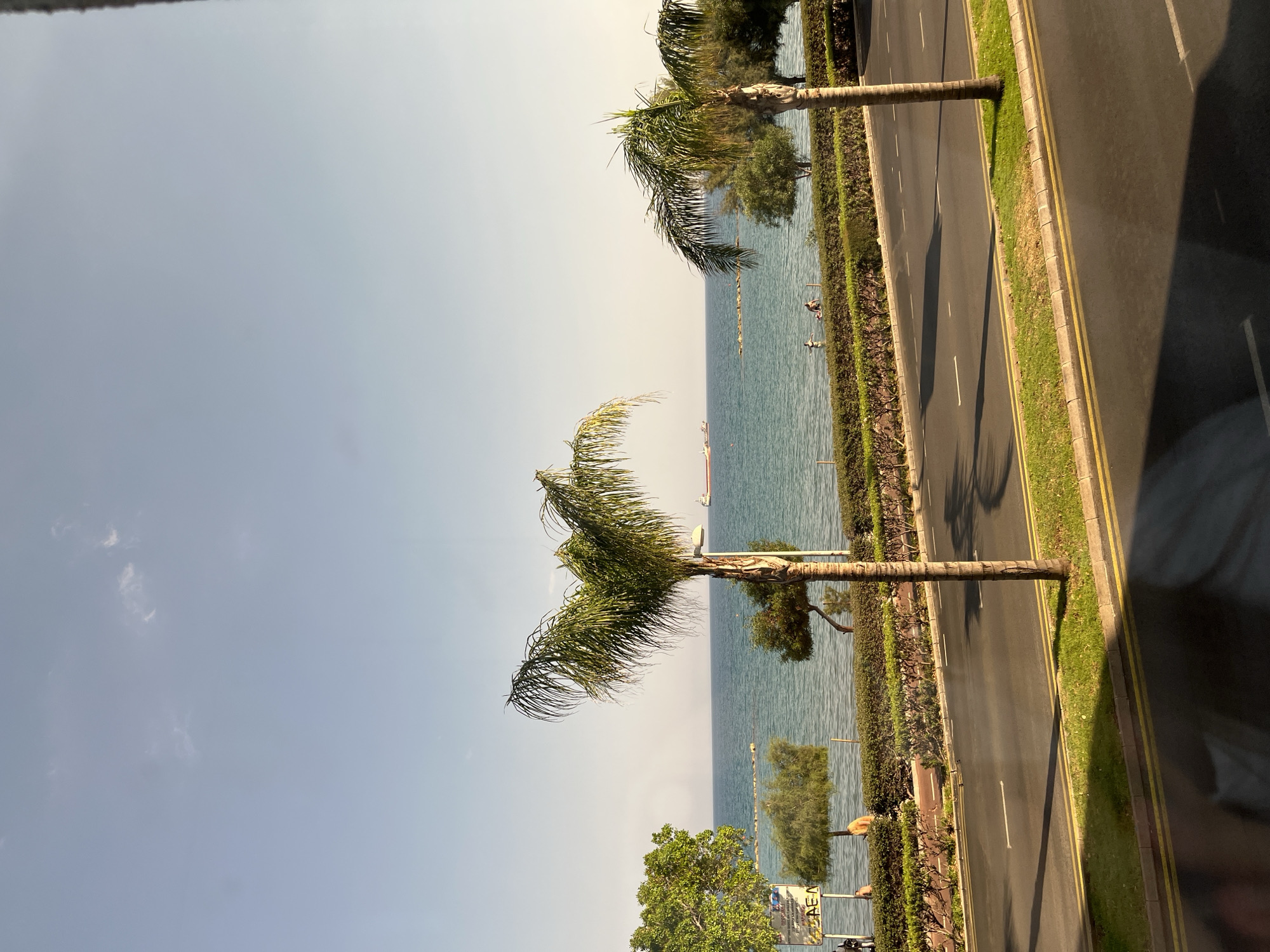 Afternoon along Limassol's waterfront promenade, Cyprus