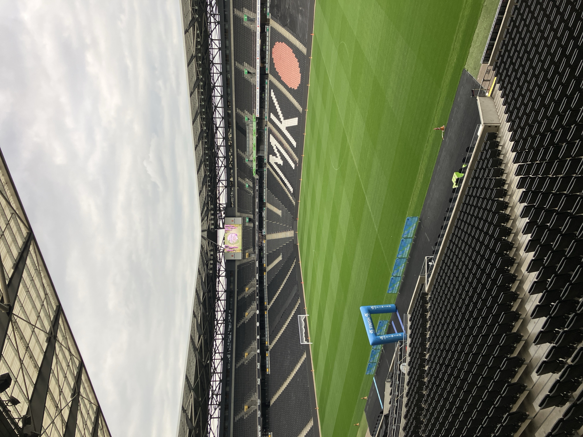 Empty Stadium MK captured in Milton Keynes afternoon