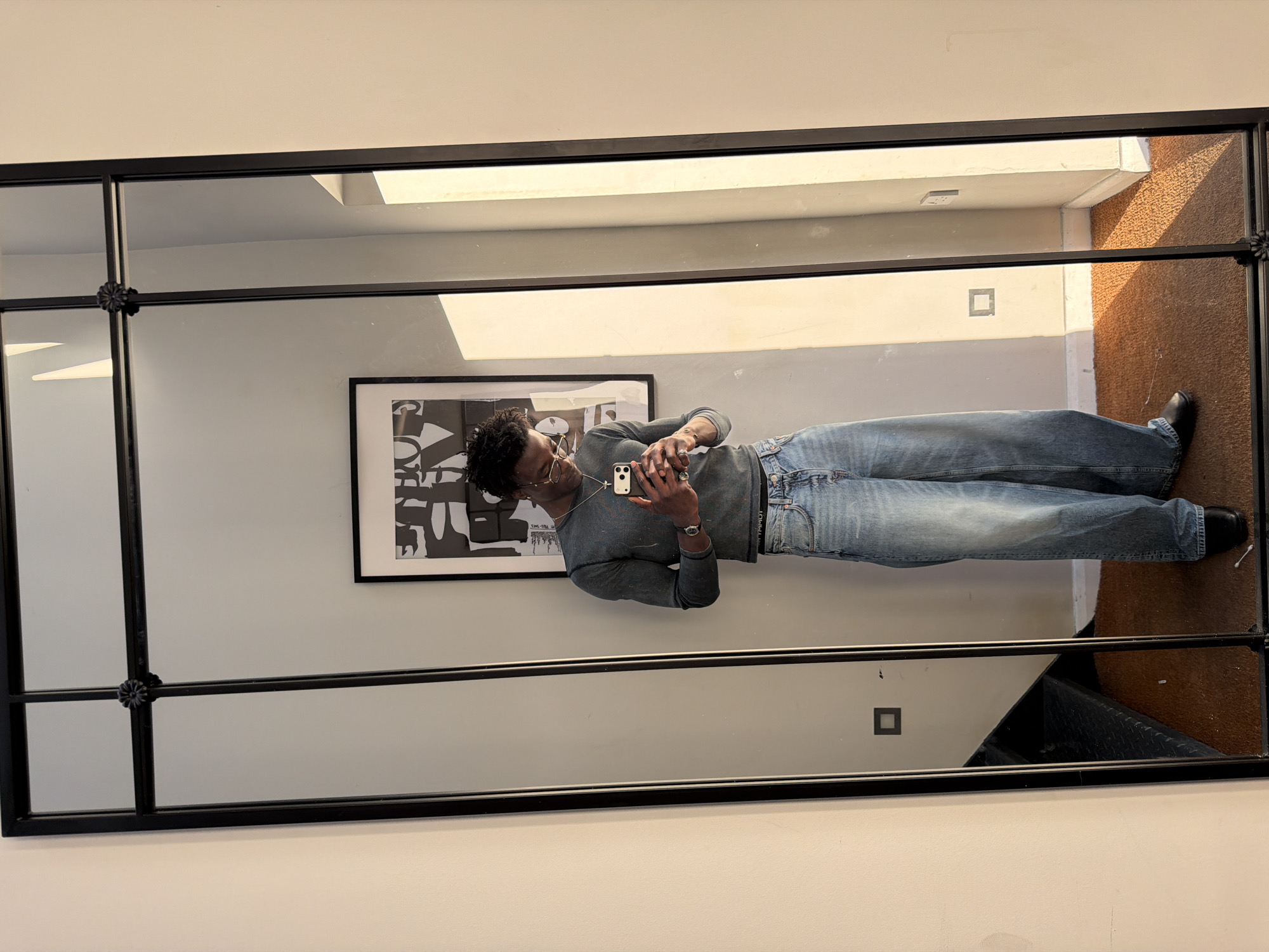 Evening out documented through selfies and dining in London