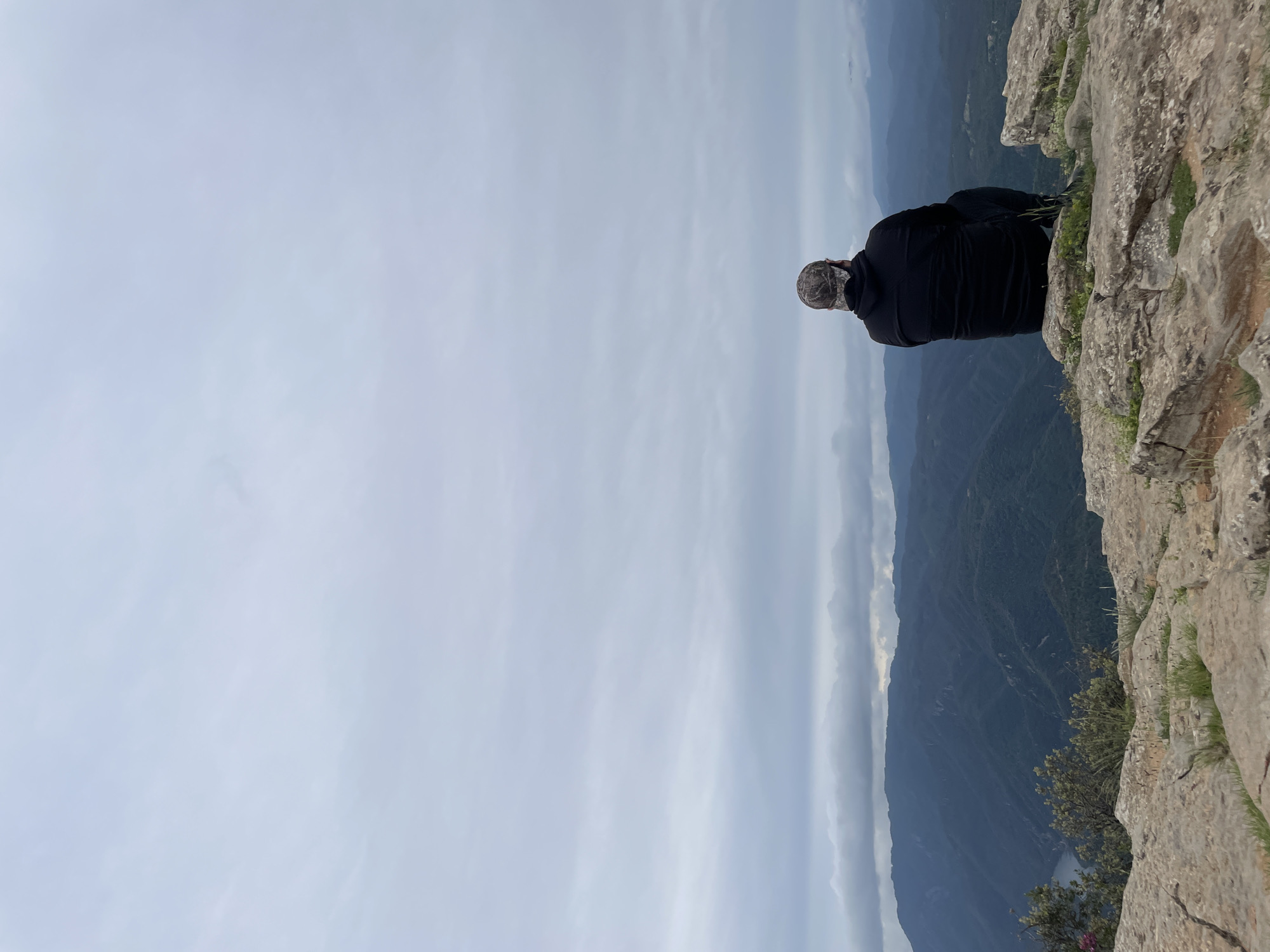 Visitors gather at Tavertet cliffs for mountain viewing session