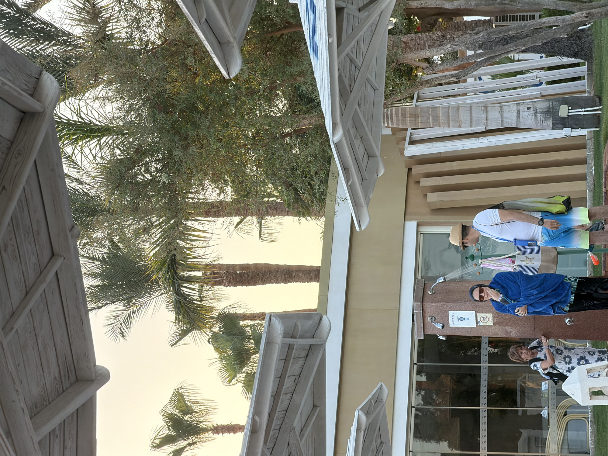 Family afternoon at a Sharm El Sheikh beach resort