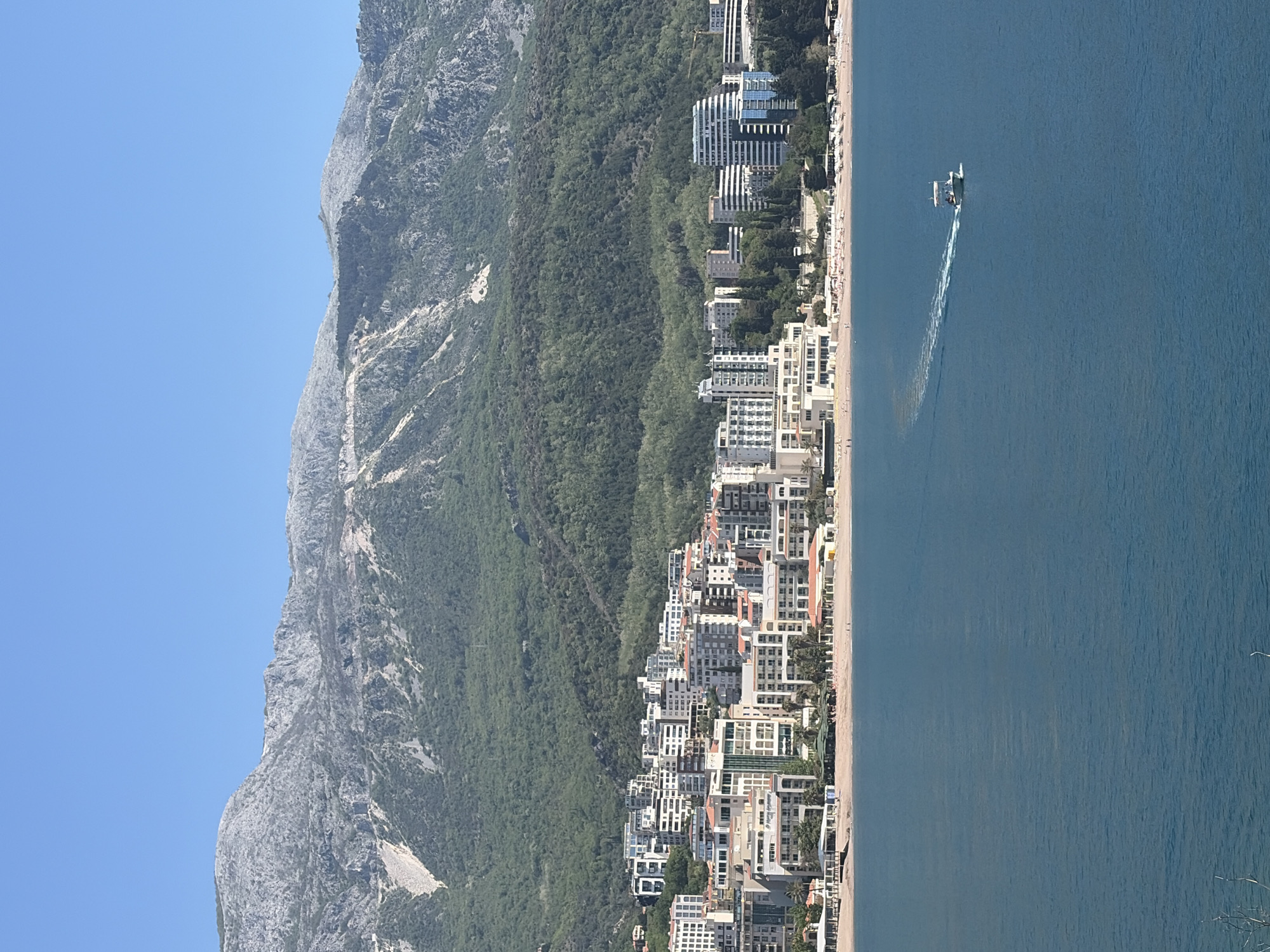 Morning coastal views captured around Budva, Montenegro waterfront