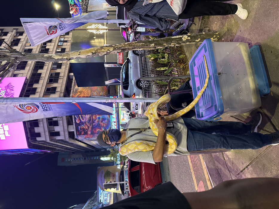 Street band draws dancing crowds in Kuala Lumpur's Bukit Bintang