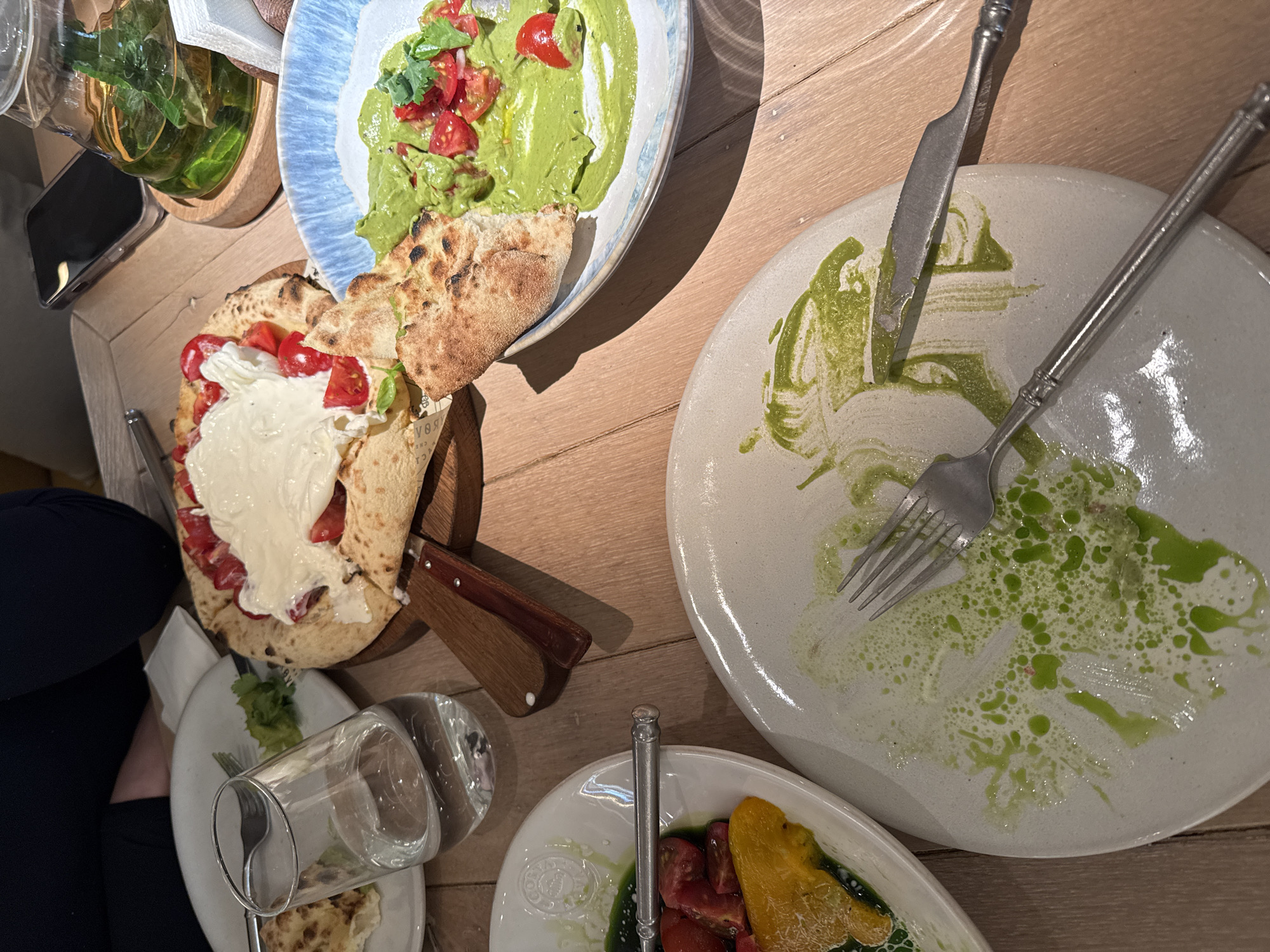Morning scenes documented across Yerevan including dining and cityscape