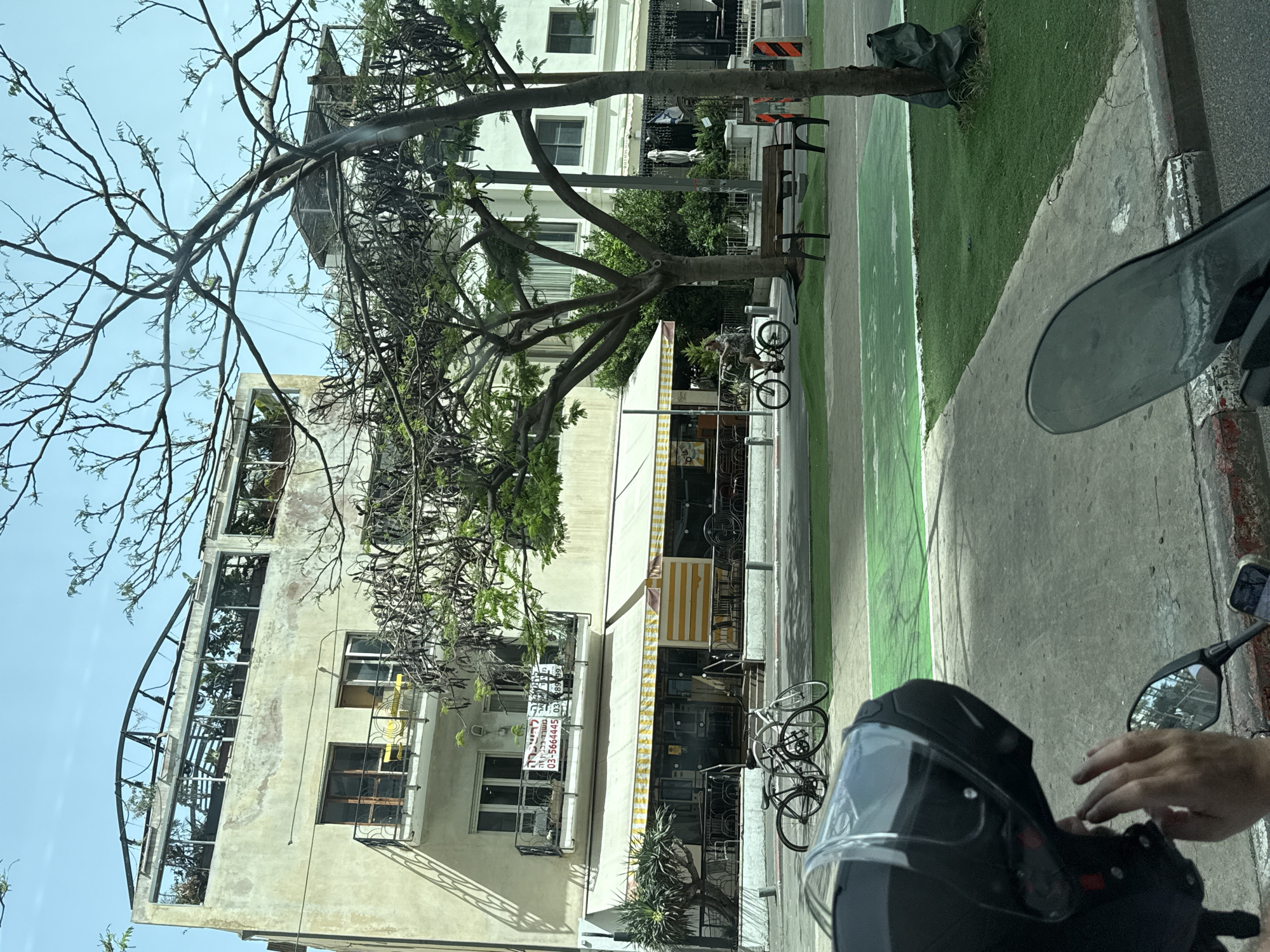 Scooter rider observed on Tel Aviv street