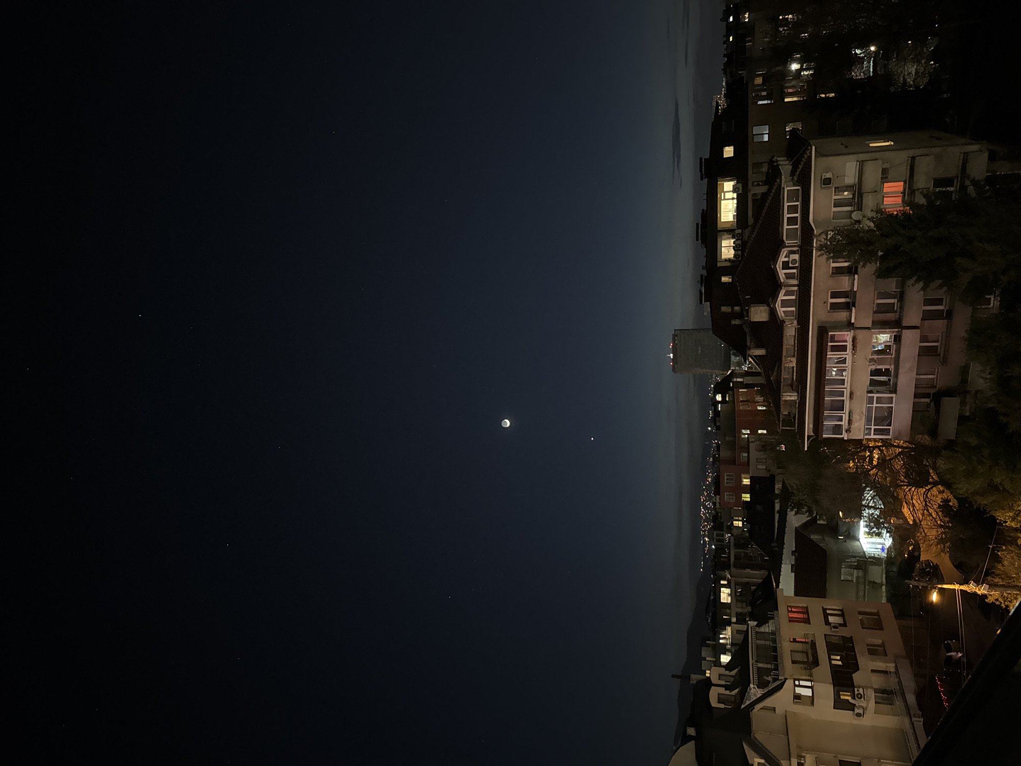 Bright object photographed near moon over Sofia, Bulgaria