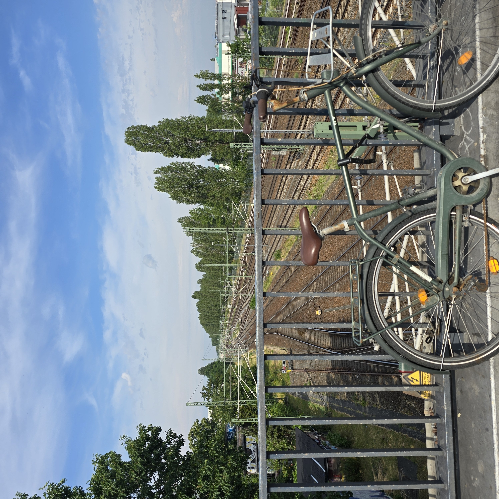Morning scenes around Beusselstraße S-Bahn station, Berlin