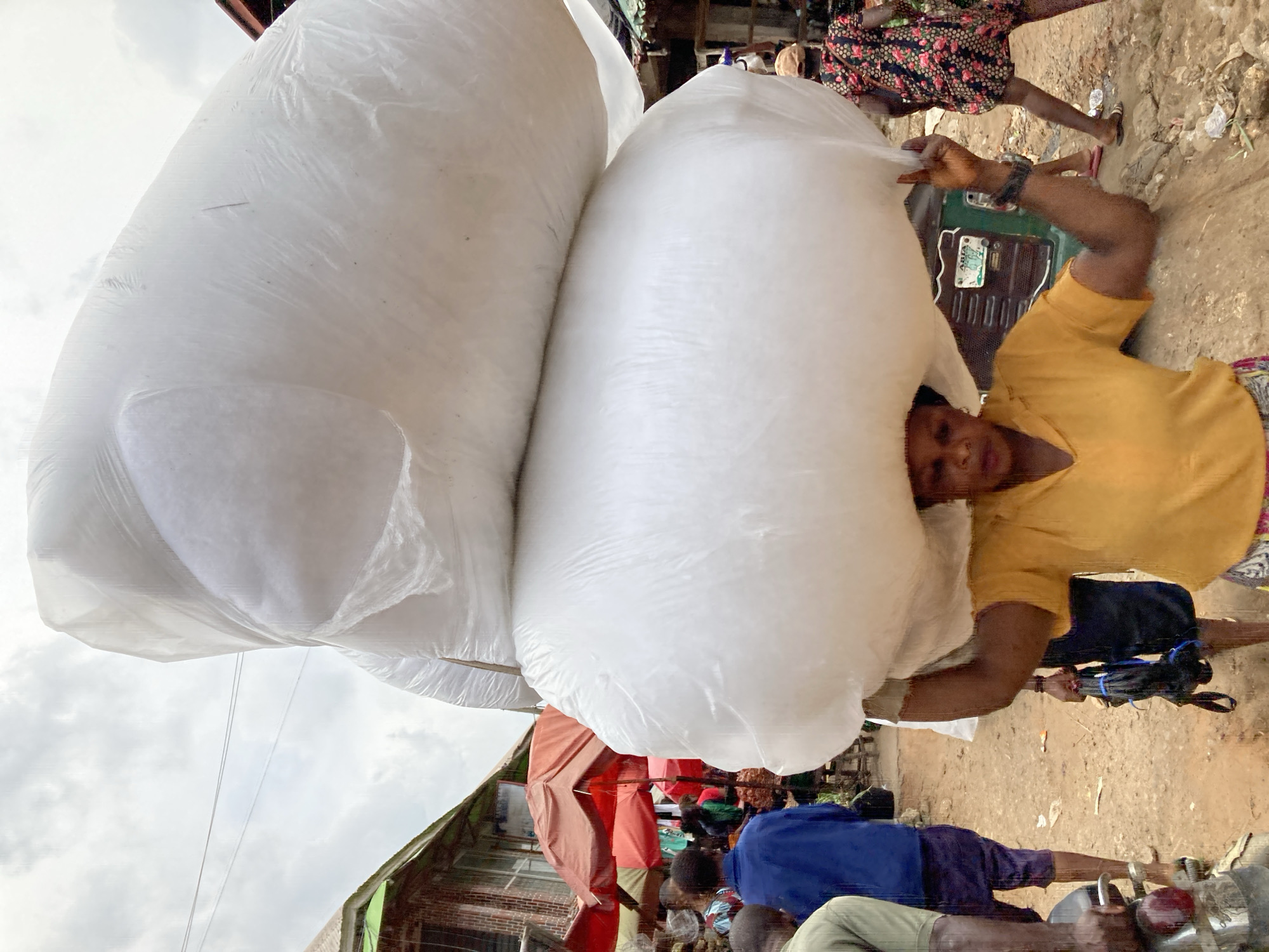 Busy market day documented in Umuode, Nigeria