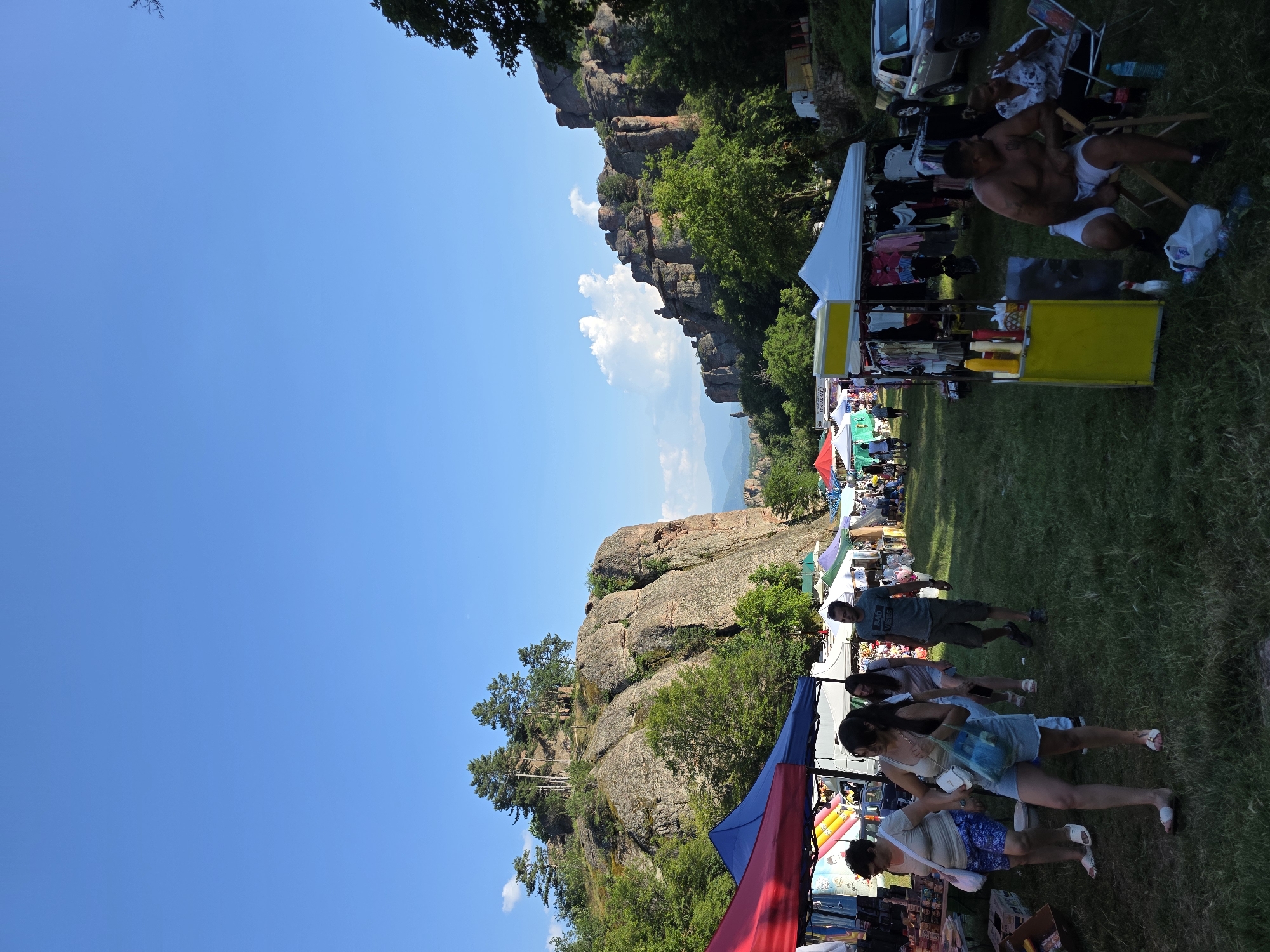 Summer fair at Belogradchik's famous rock formations
