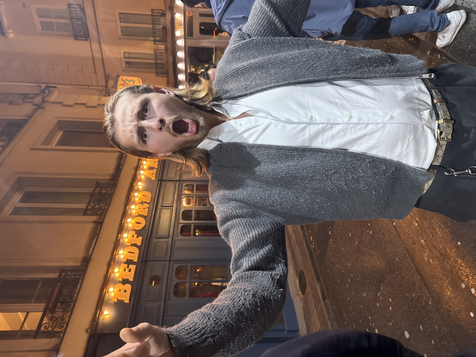 Evening scenes unfold across Paris establishments and streets