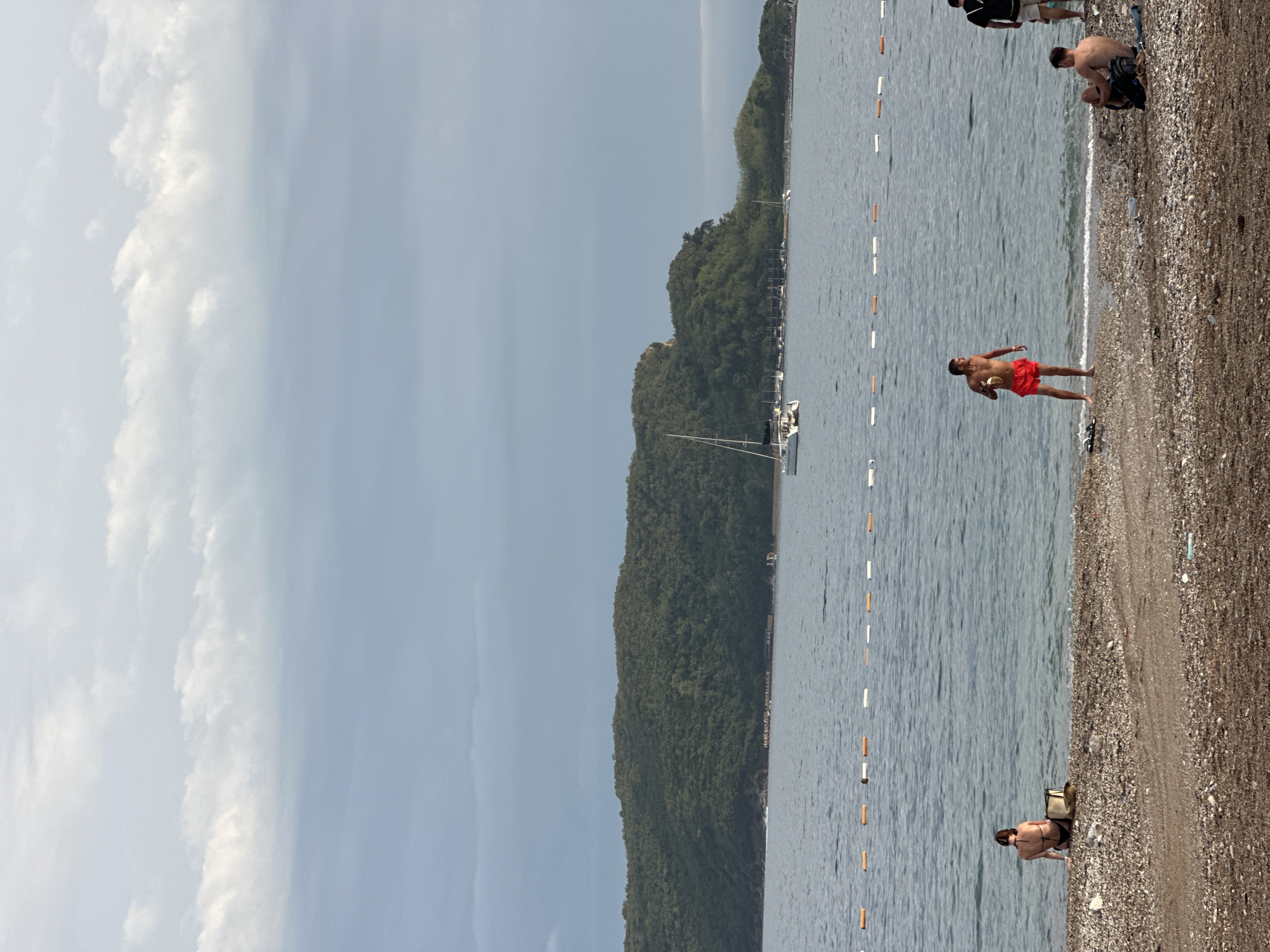 A lazy afternoon along Budva's pebble beach and streets