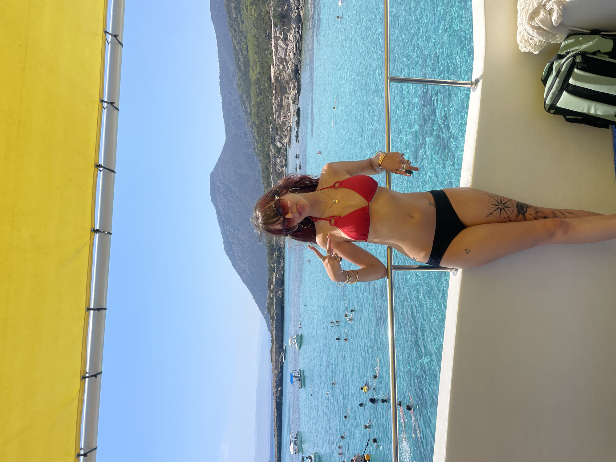 Boat day on the Mediterranean off the Cyprus coast