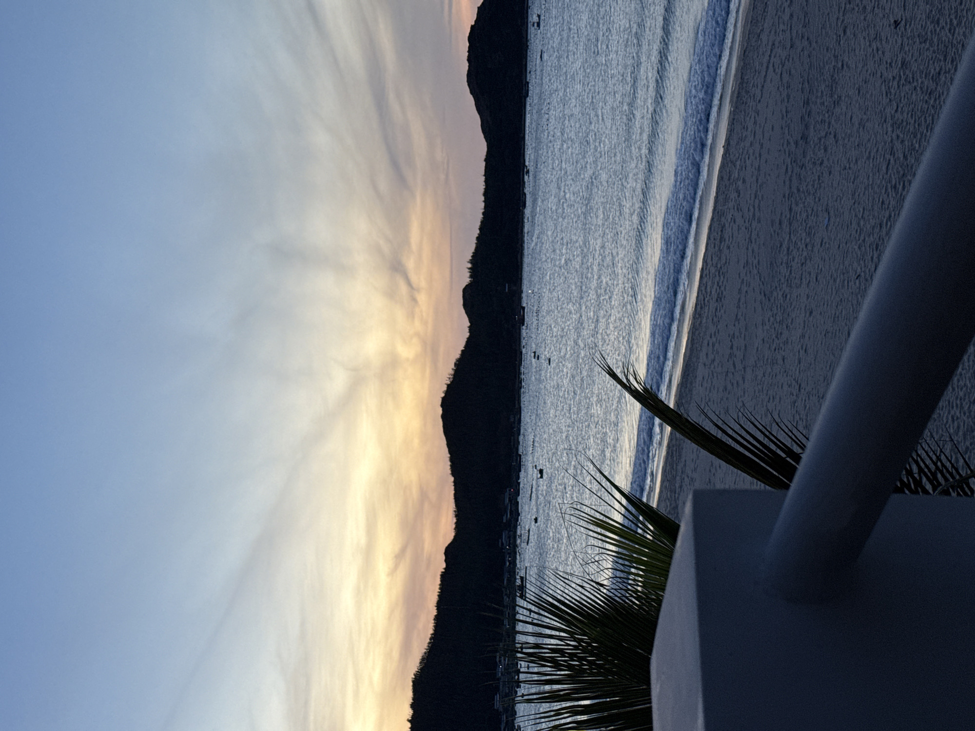 Tropical beach sunset from multiple angles