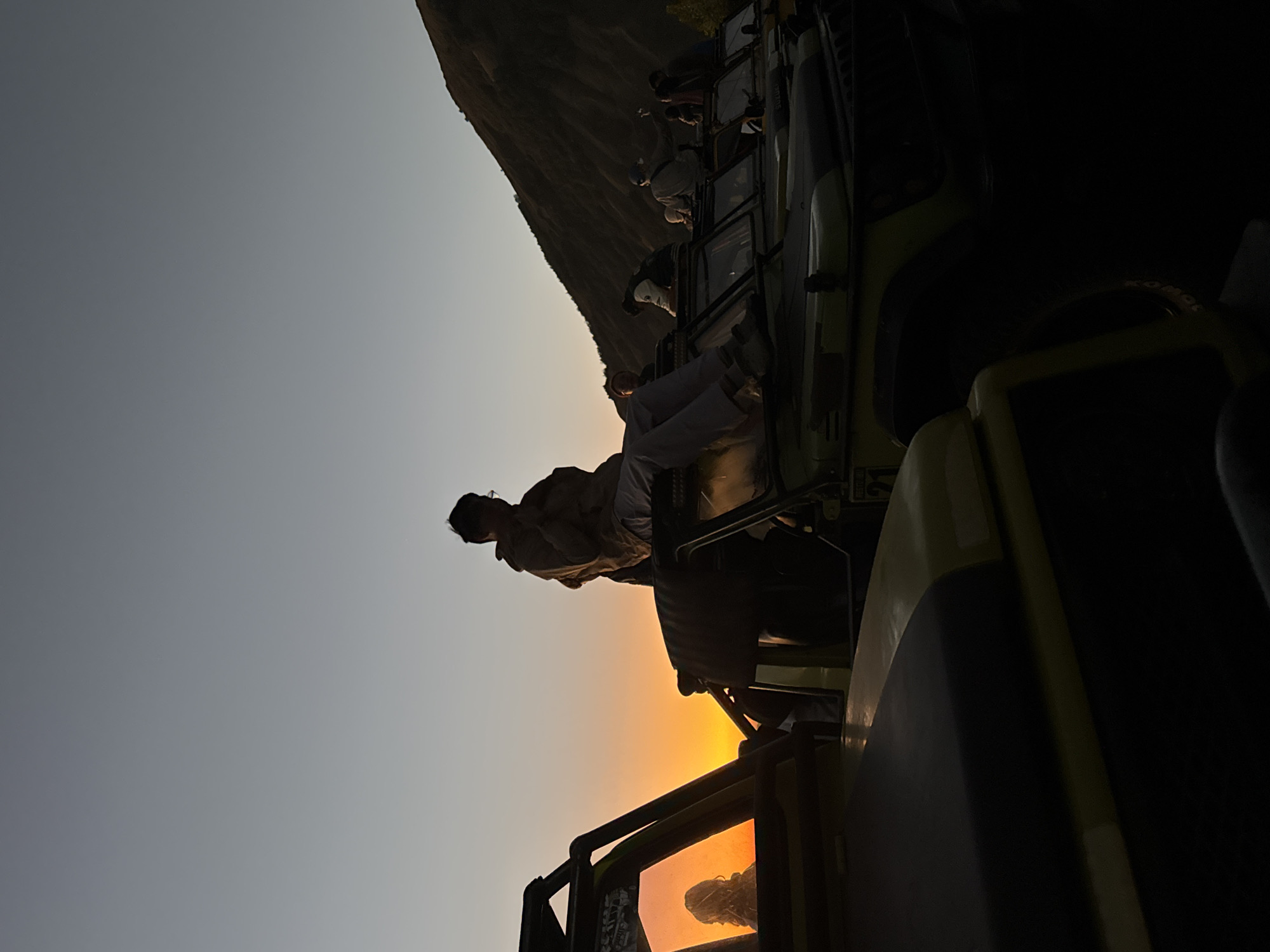 Sunrise jeep hangout at Kintamani's iconic valley viewpoint