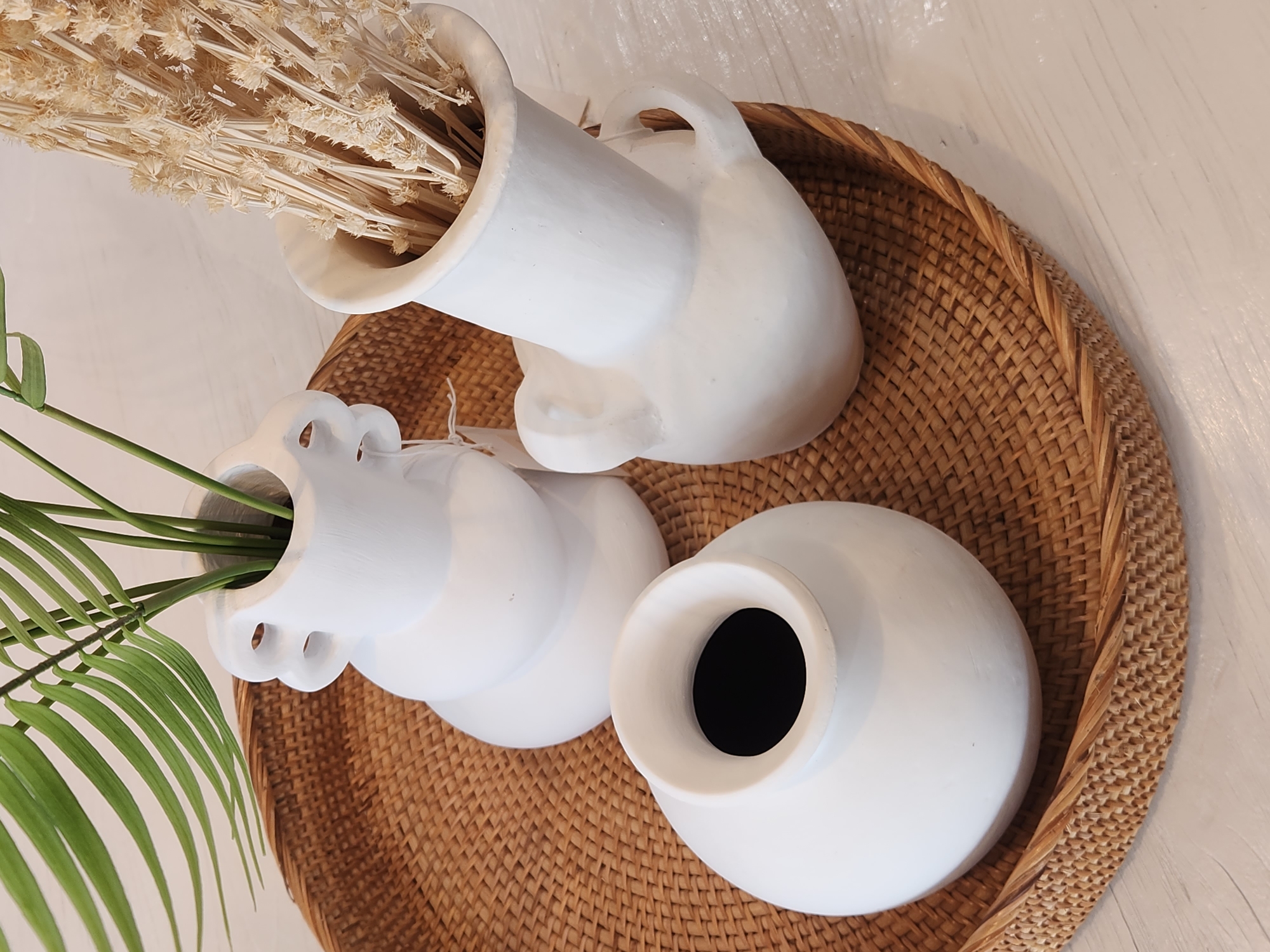 Ceramics, woven textures, and handmade goods in Maitland