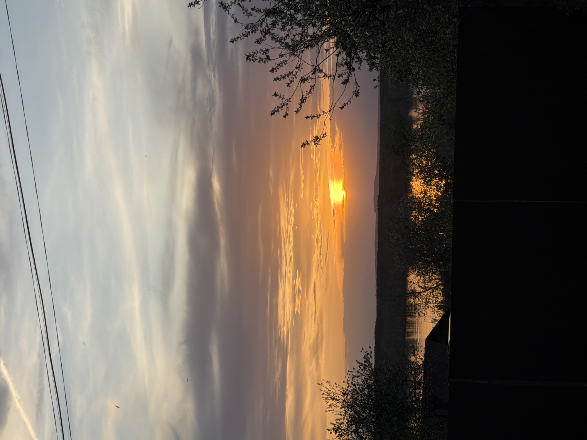 Sunset observed across Chaikovsky, Russia by multiple witnesses