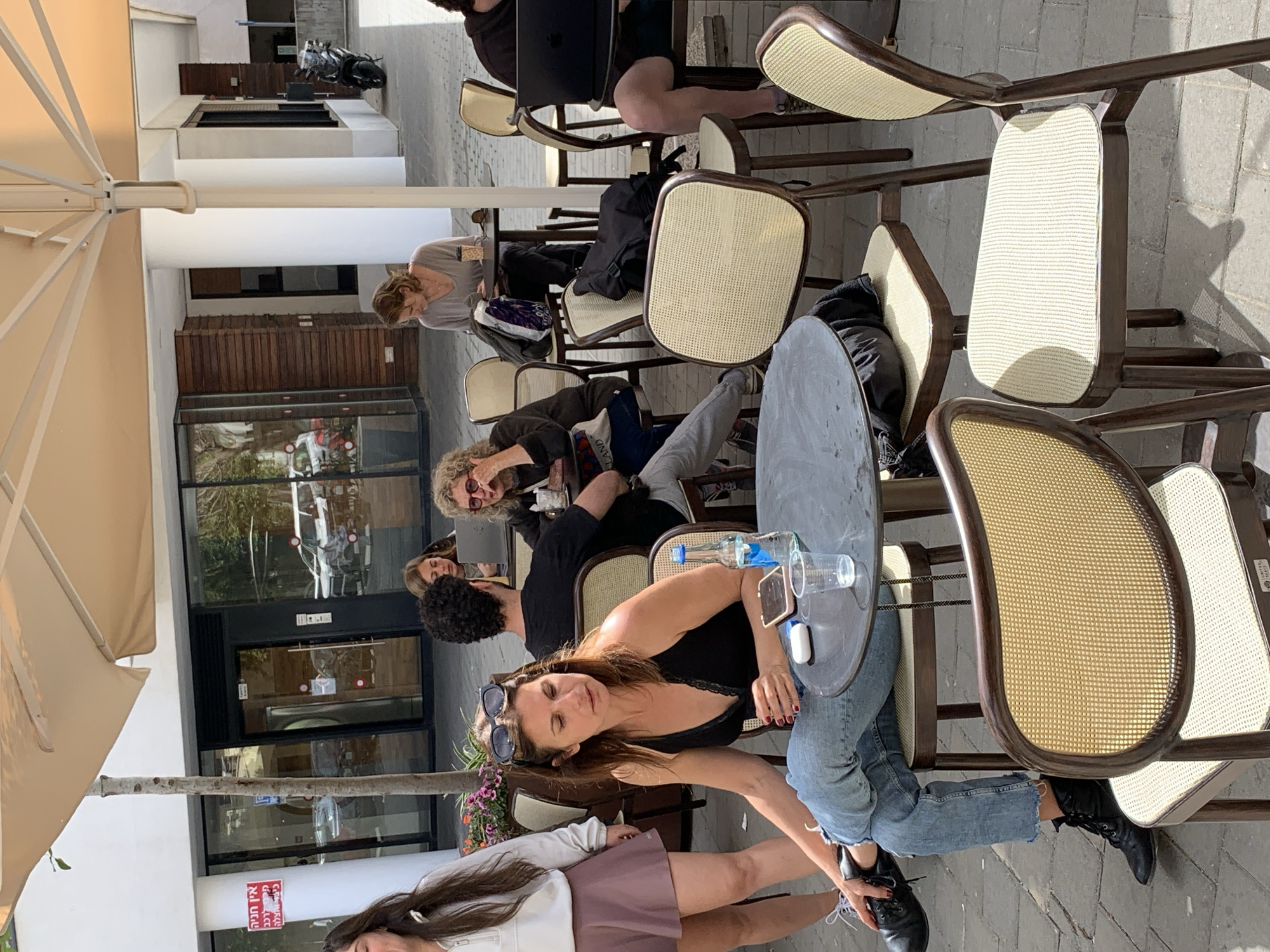 Ordinary morning street life documented across Tel Aviv