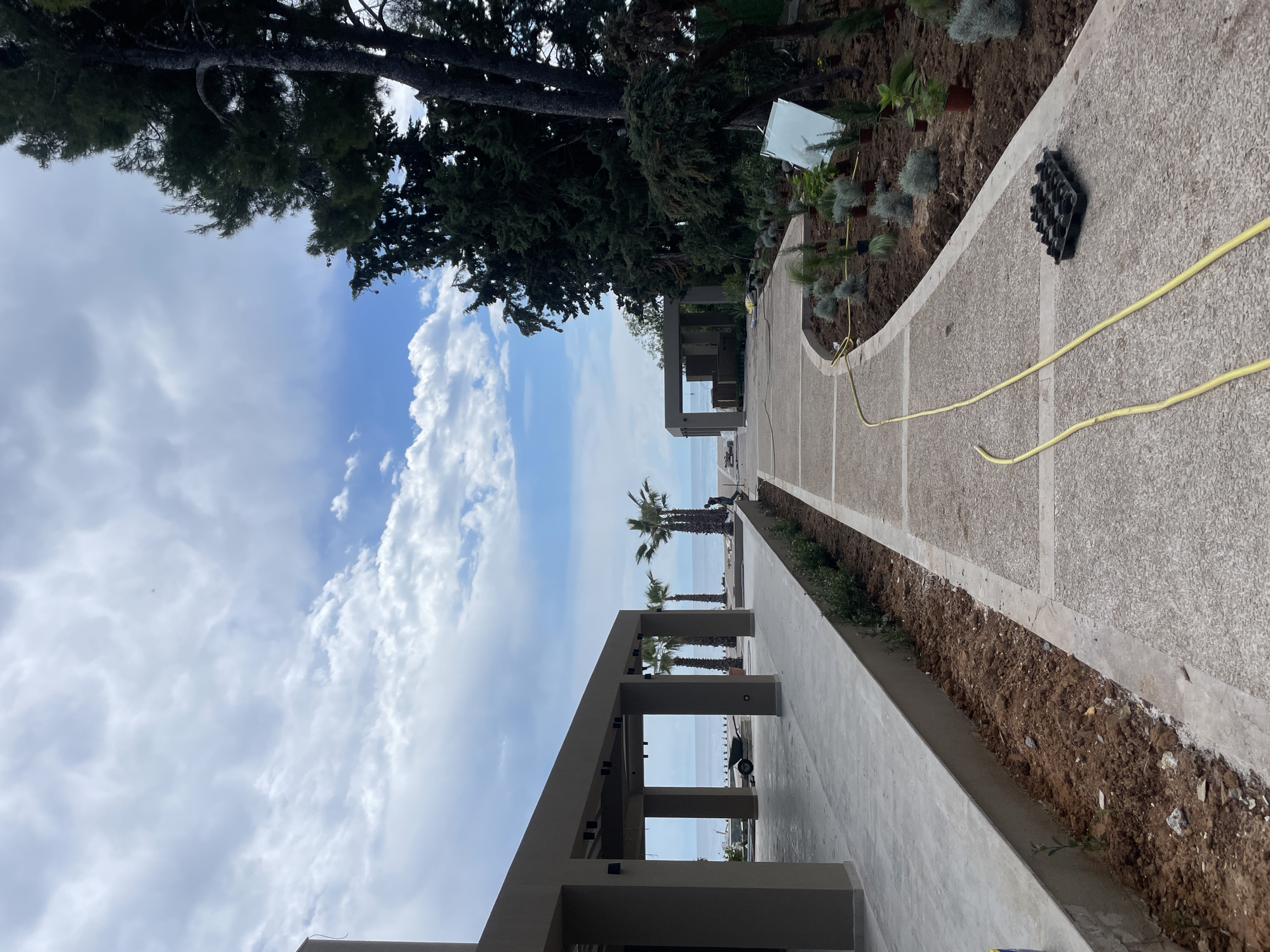 Coastal landscaping project documented in Πόρτες, Greece