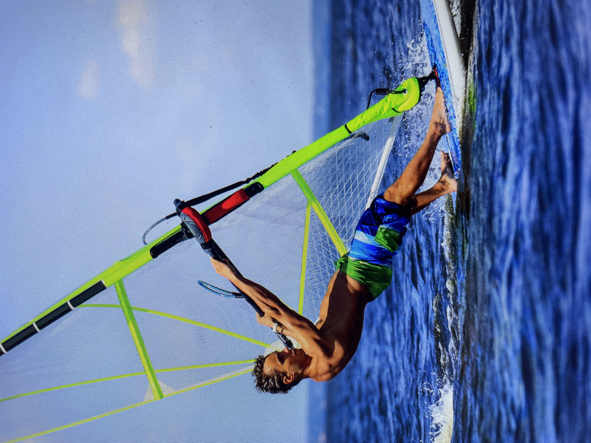 Morning windsurfing session captured in Bacong, Philippines waters