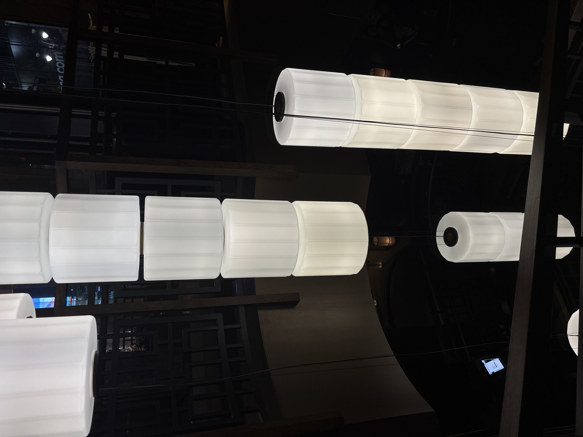White segmented light fixtures photographed in New York