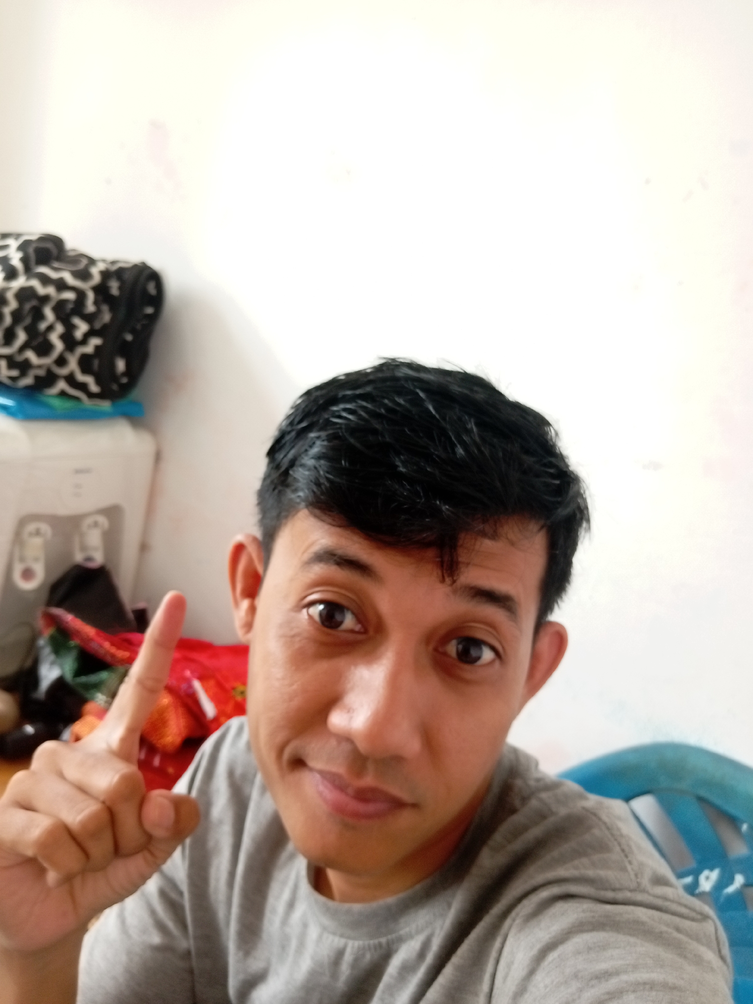 Quiet afternoon at home in Batam, Indonesia.