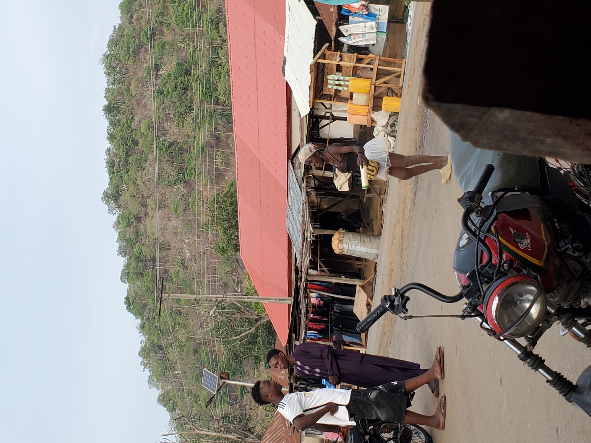 Morning street life documented in Mararaba, Nigeria market area
