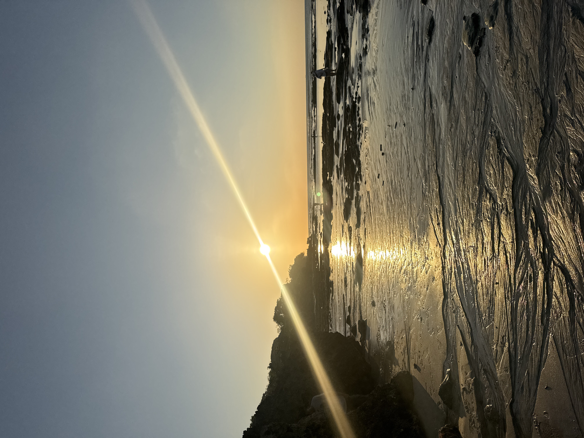 Sunset beach gathering in Kuta Selatan