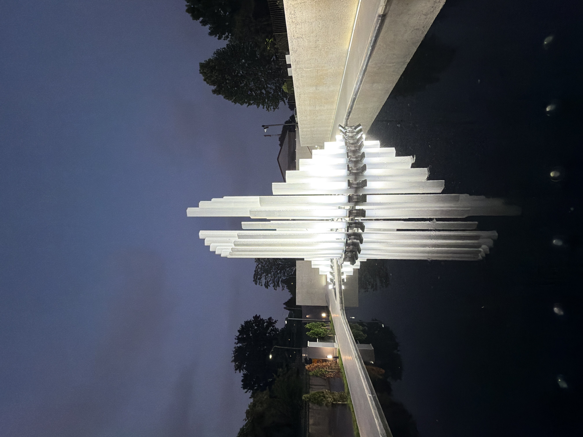 Dusk Descends on the Sculptures and Memorials of Seoul