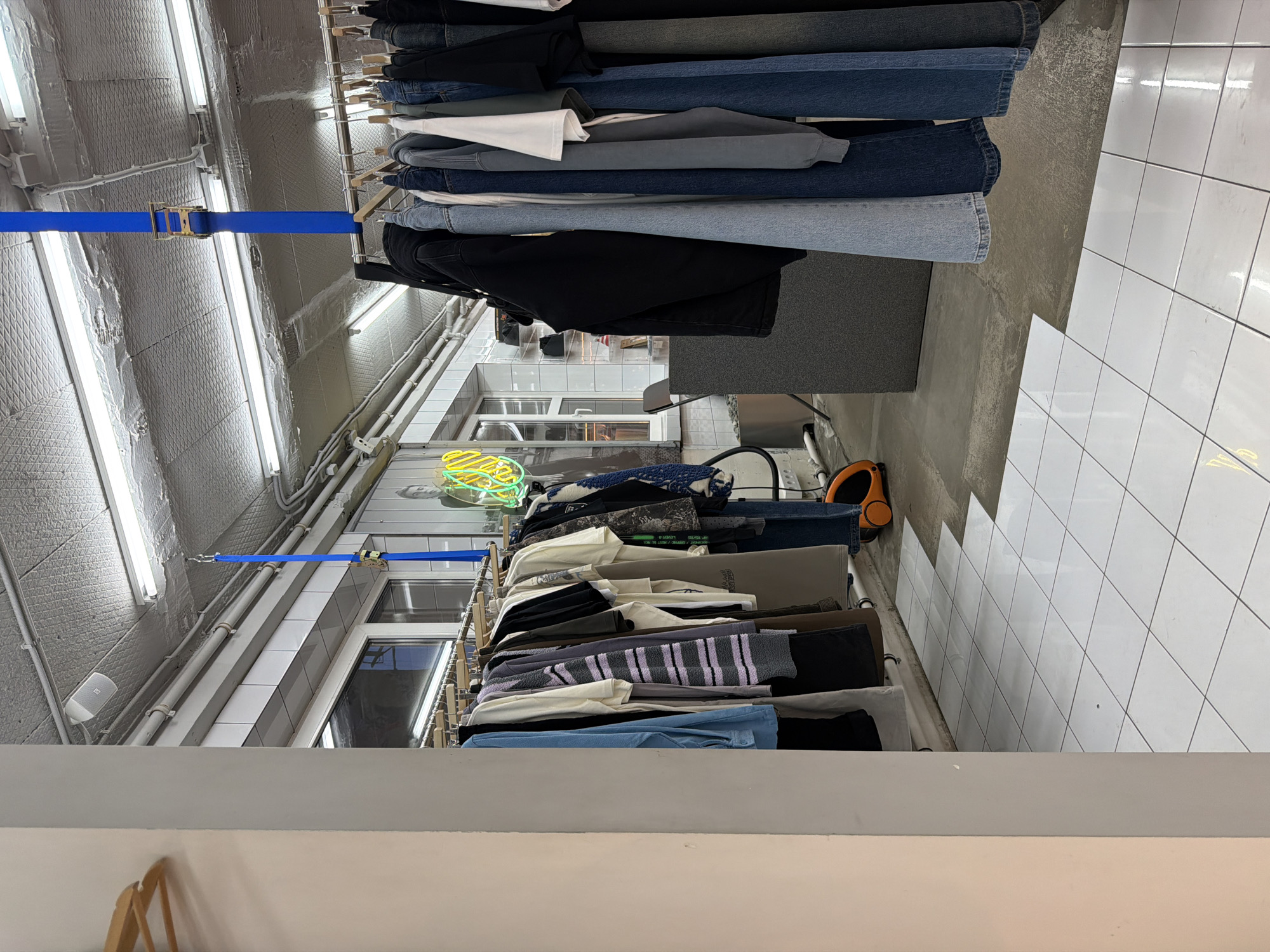 Clothing store interior captured by witnesses in Saint Petersburg