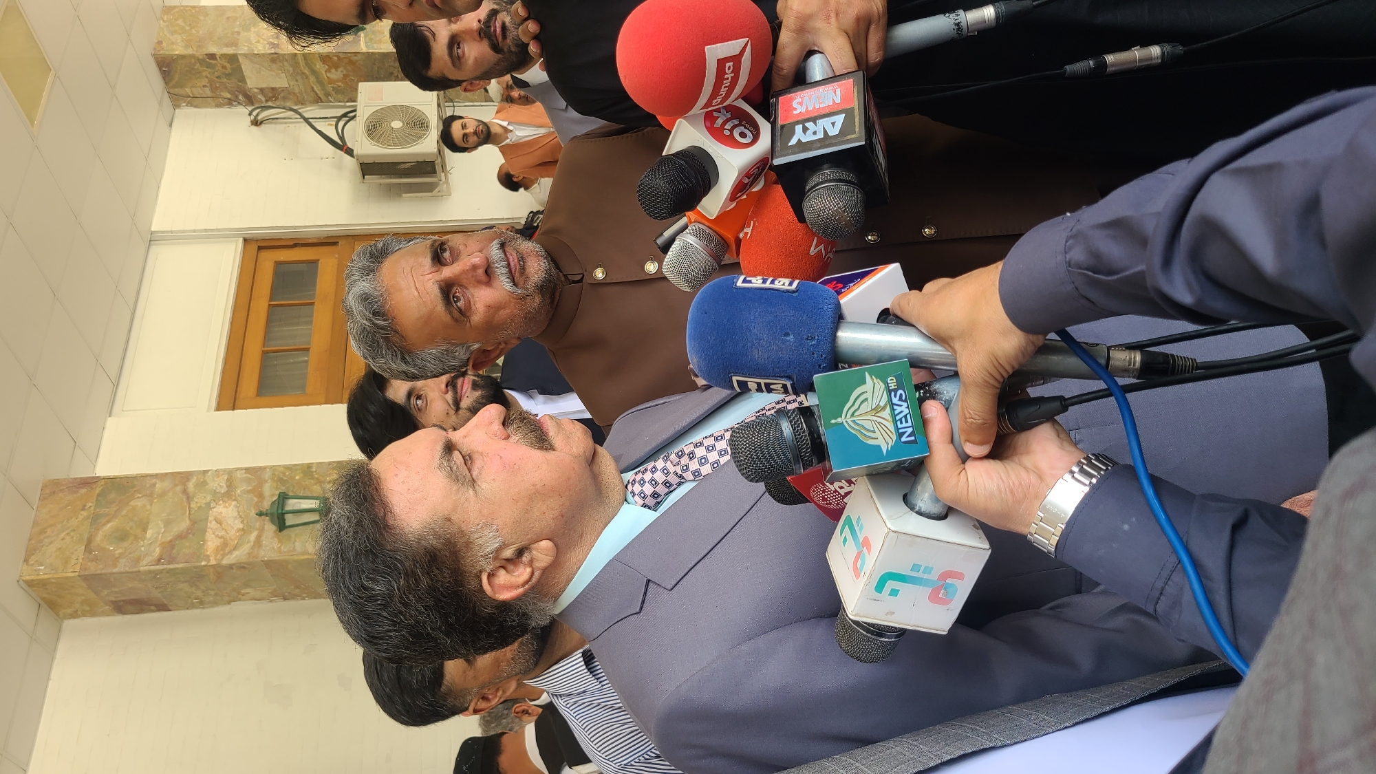 Press conference held in Quetta with two officials