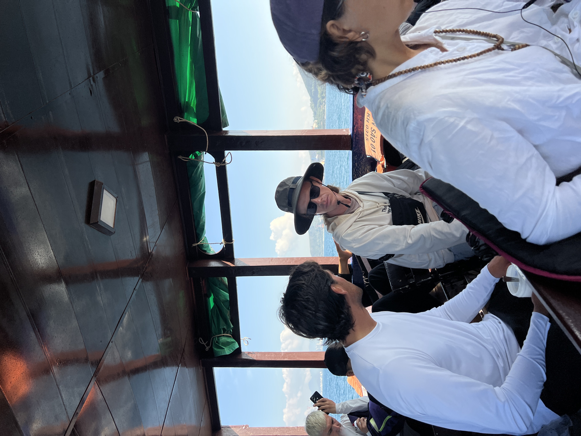 Boat passengers observed in coastal waters near Nha Trang