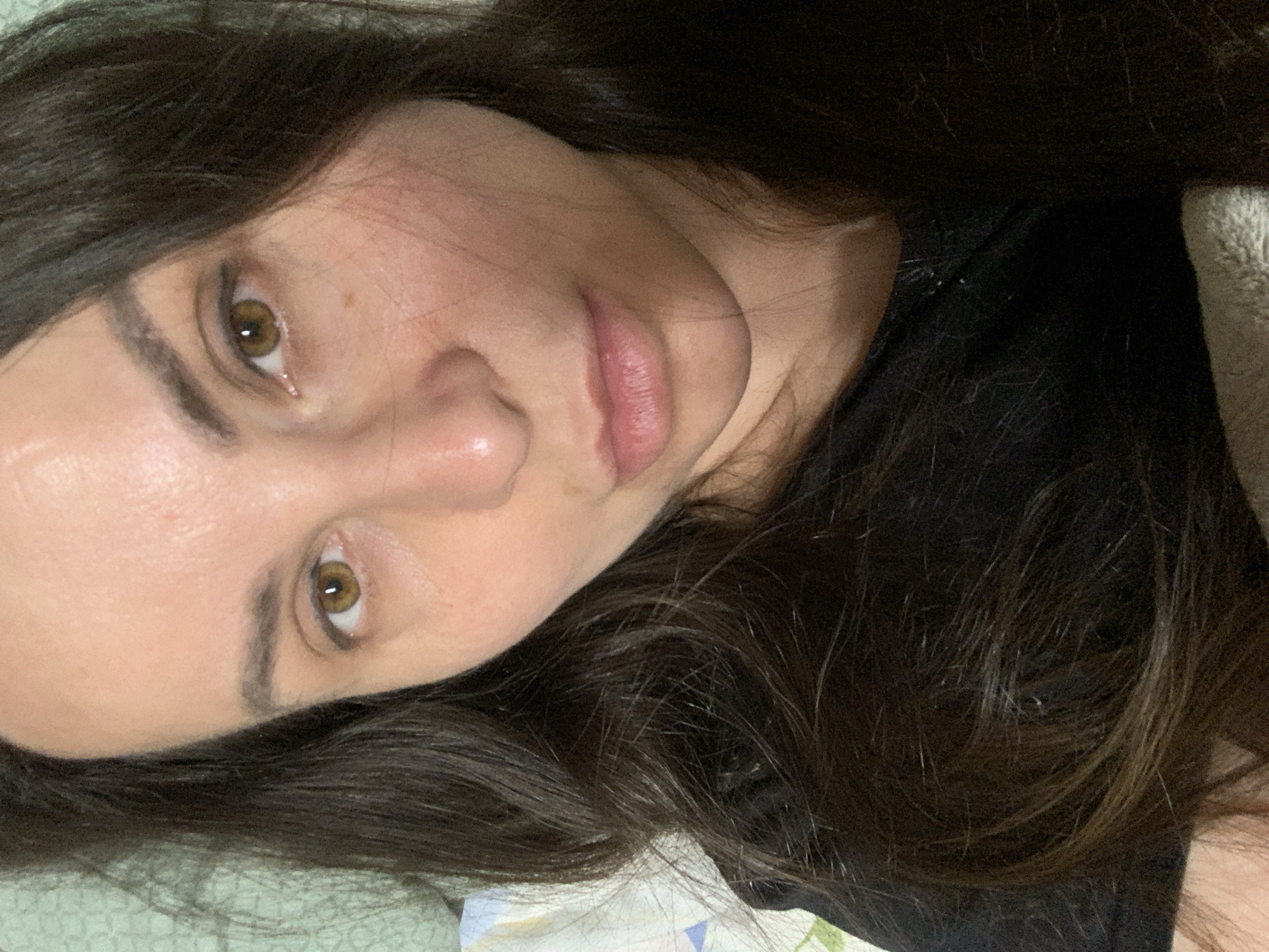 Selfies and flat-lays with a psychology book and glasses