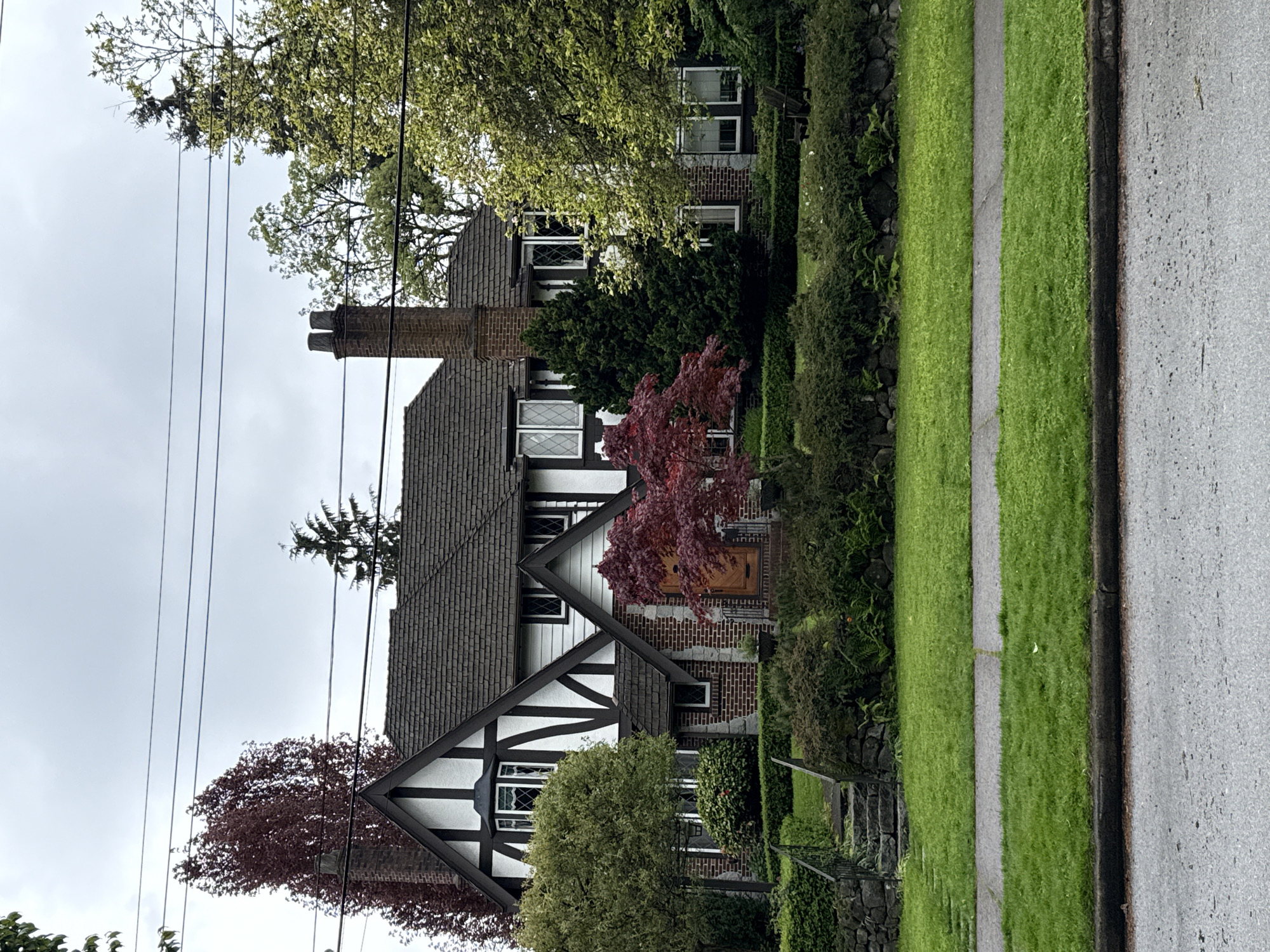 Tudor Revival house documented in New Westminster residential area