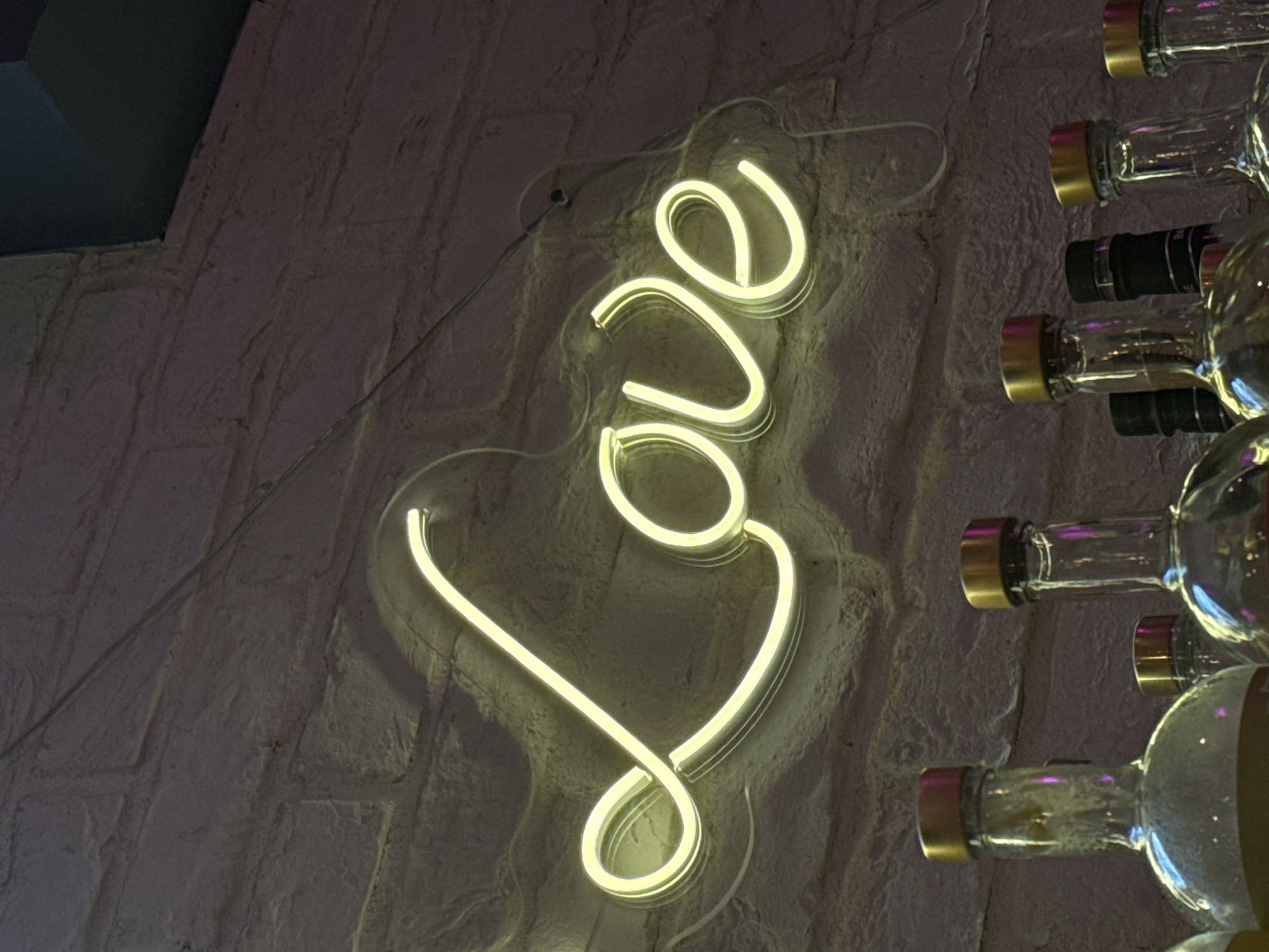Moscow Cafe Interior Features Love Neon, Space Murals, Coffee Branding