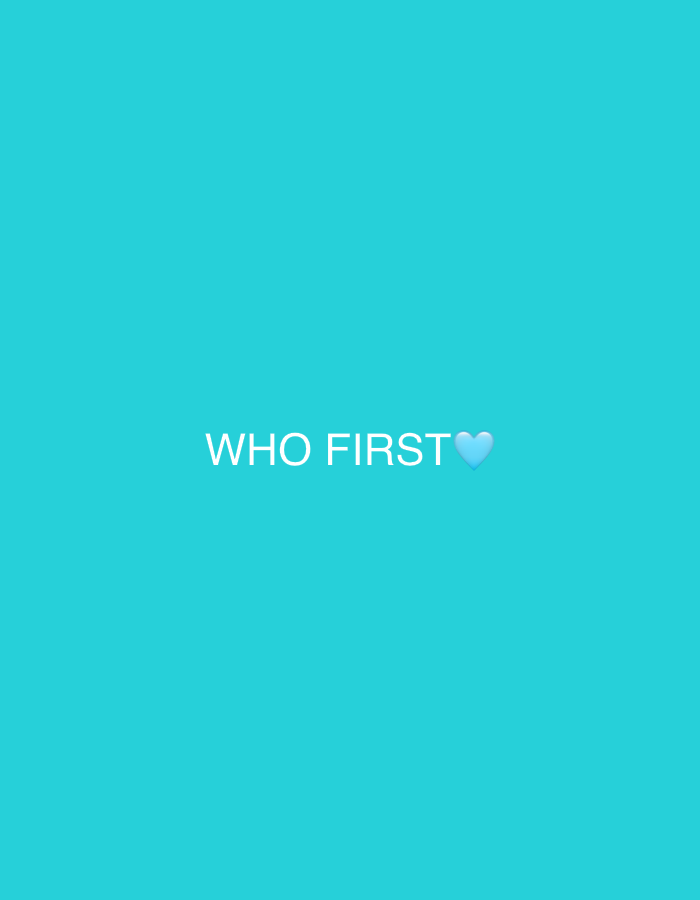 Odesa street scenes mixed with viral 'WHO FIRST?' social graphics