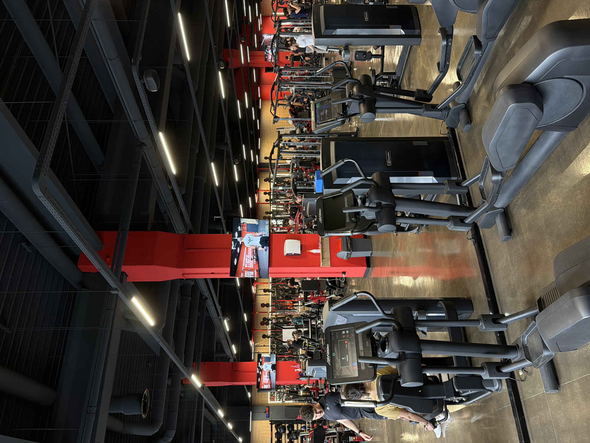 Afternoon workout session captured at Plovdiv gym