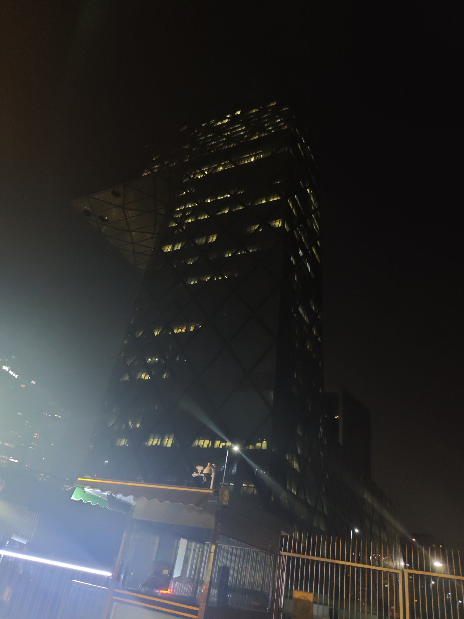 Nighttime views captured of Beijing's Chaoyang District skyline