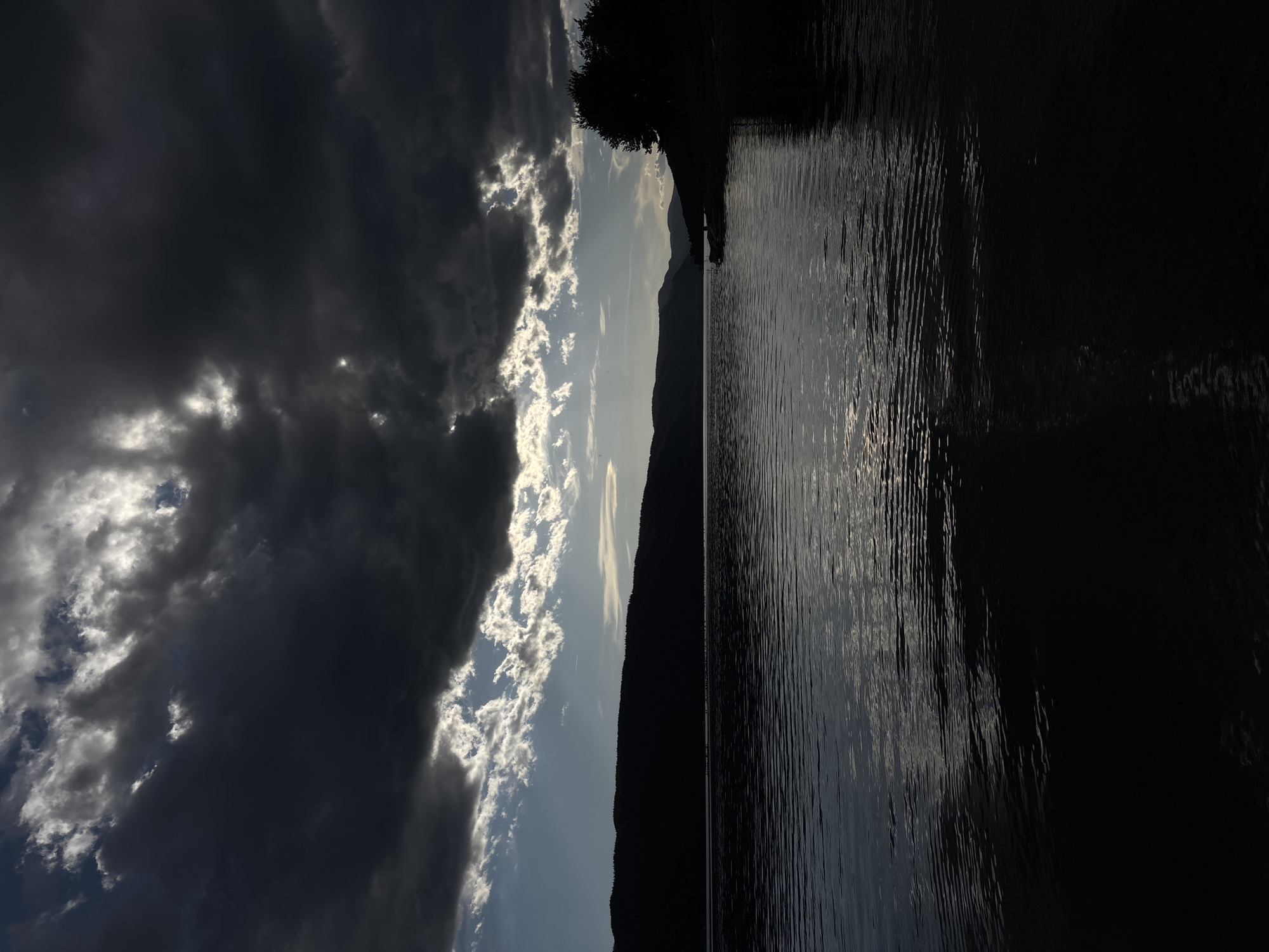 Witness documents dramatic lakeside clouds and vegetation over seven minutes