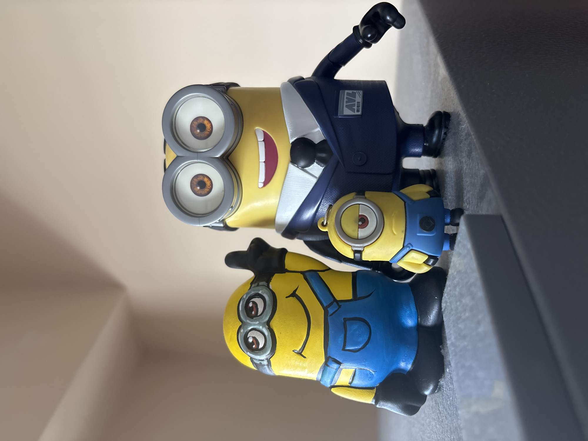 Varna resident documents toy figurines and cats at home