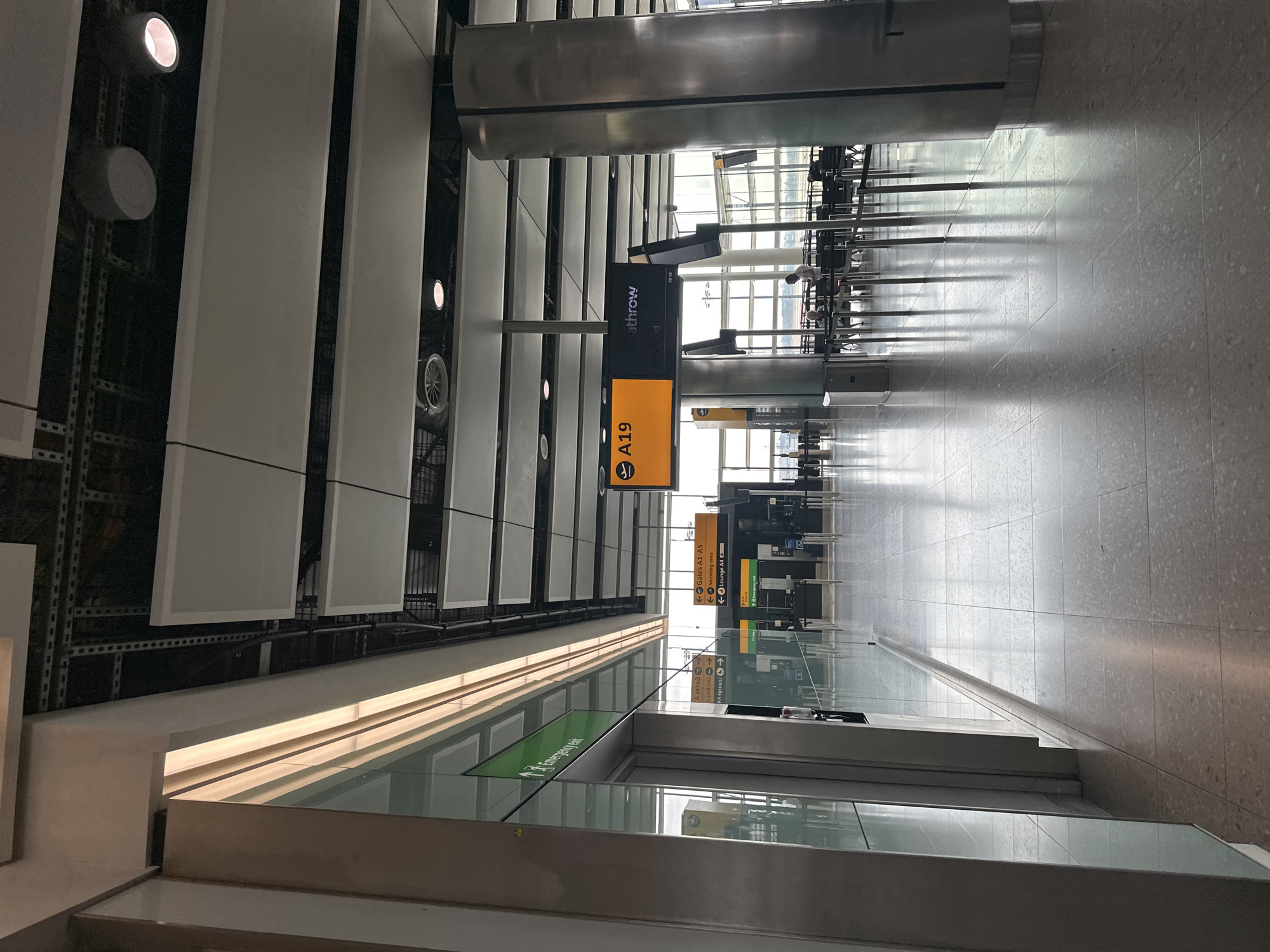 Boarding an Aer Lingus flight out of Heathrow
