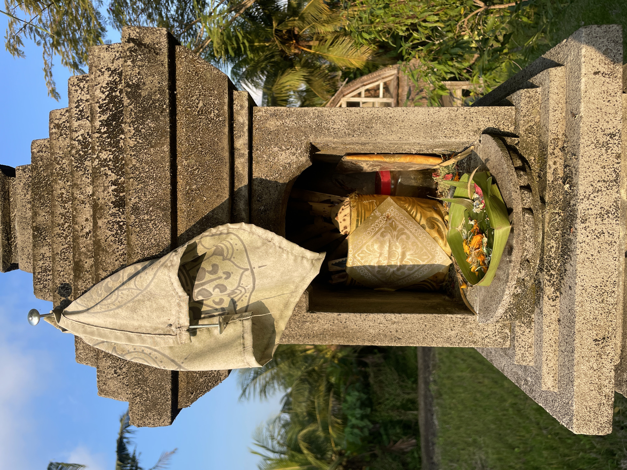 Morning documentation of traditional Balinese architecture in Ubud