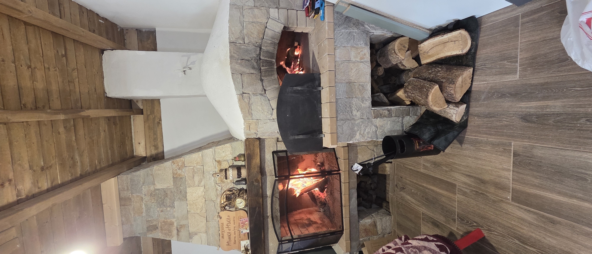 Domestic life documented in Bulgarian village during afternoon