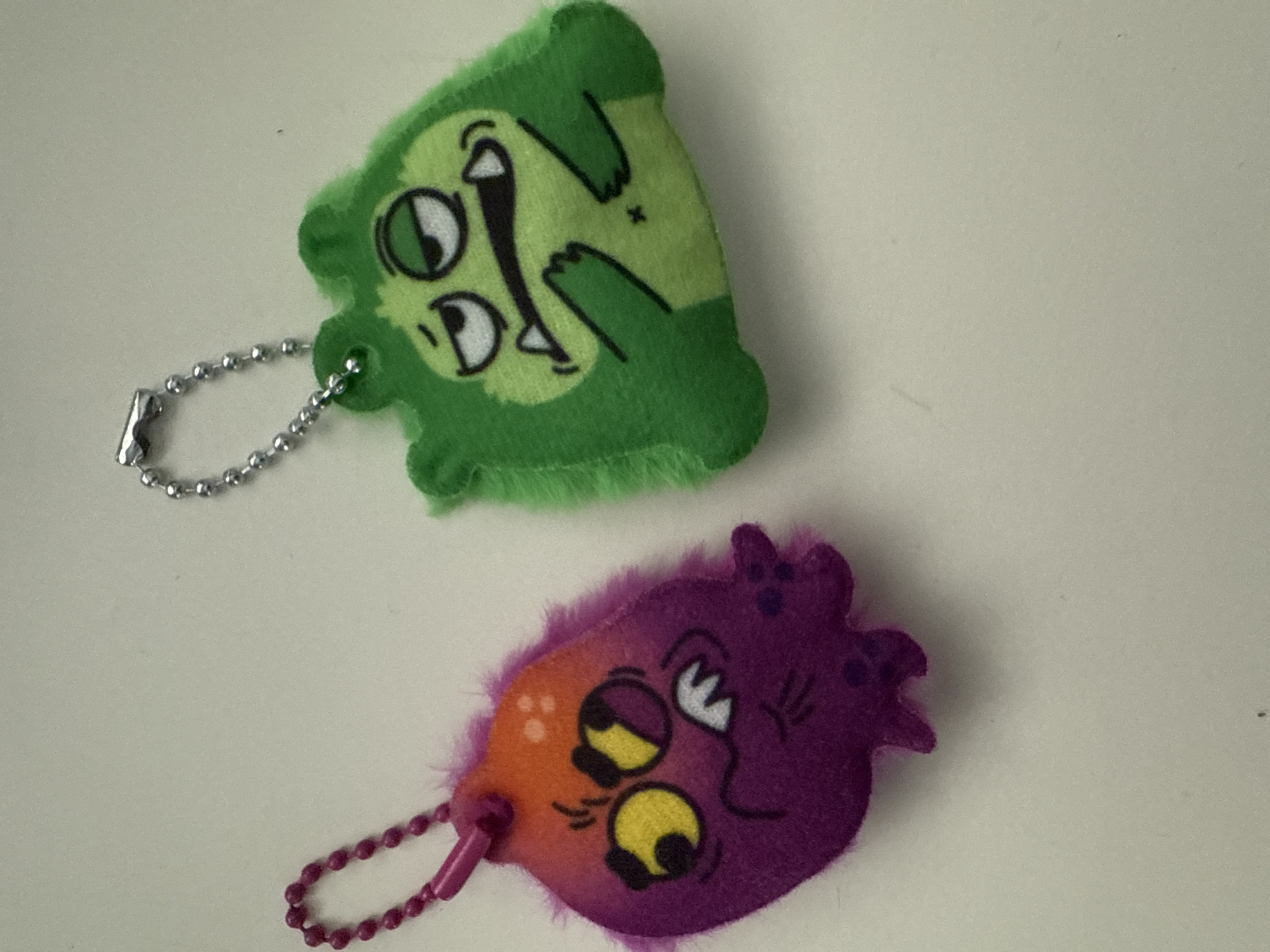 Cartoon plush keychains spotted in Votkinsk, Russia