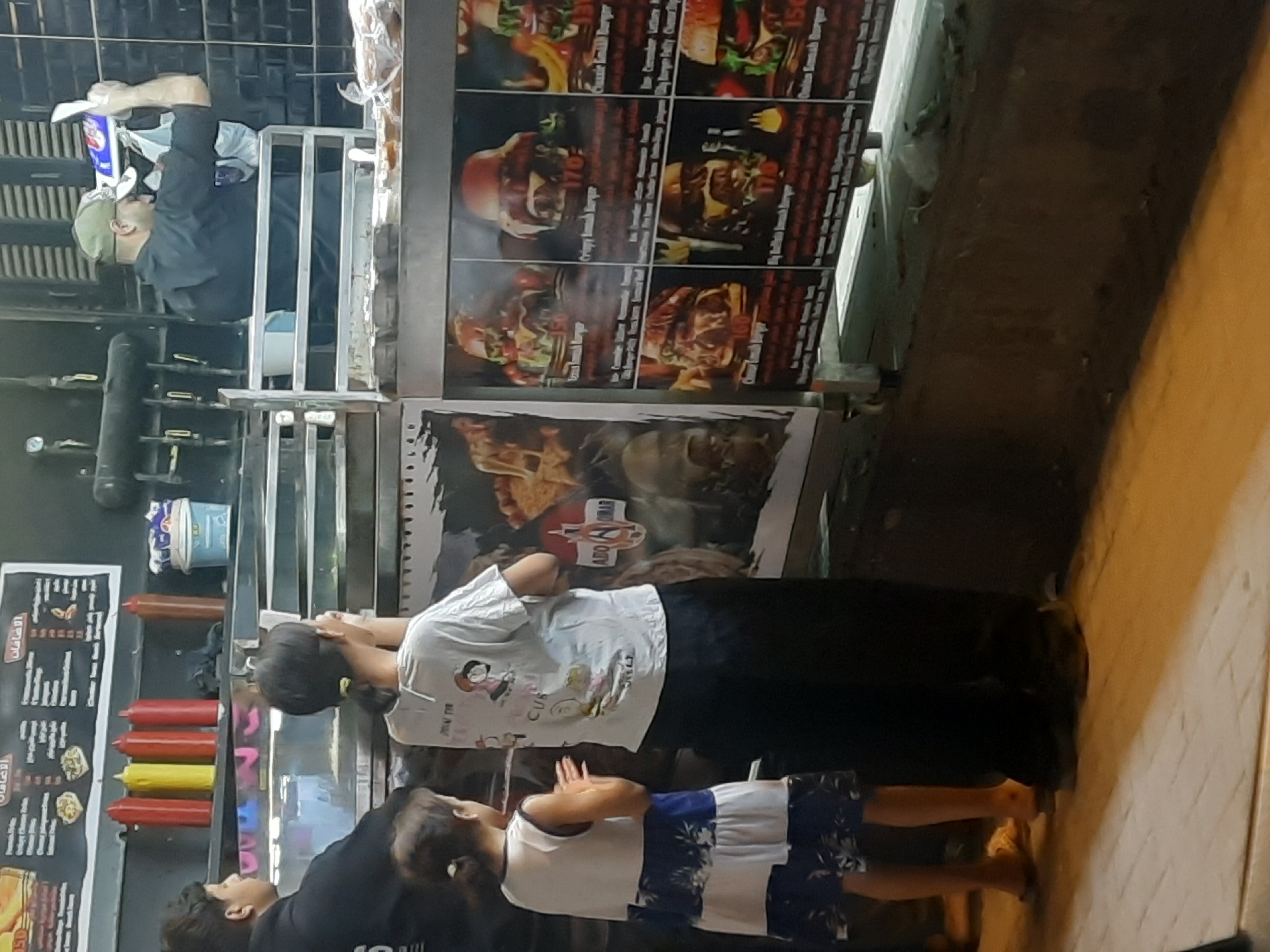Evening street life documented in Hurghada, Egypt