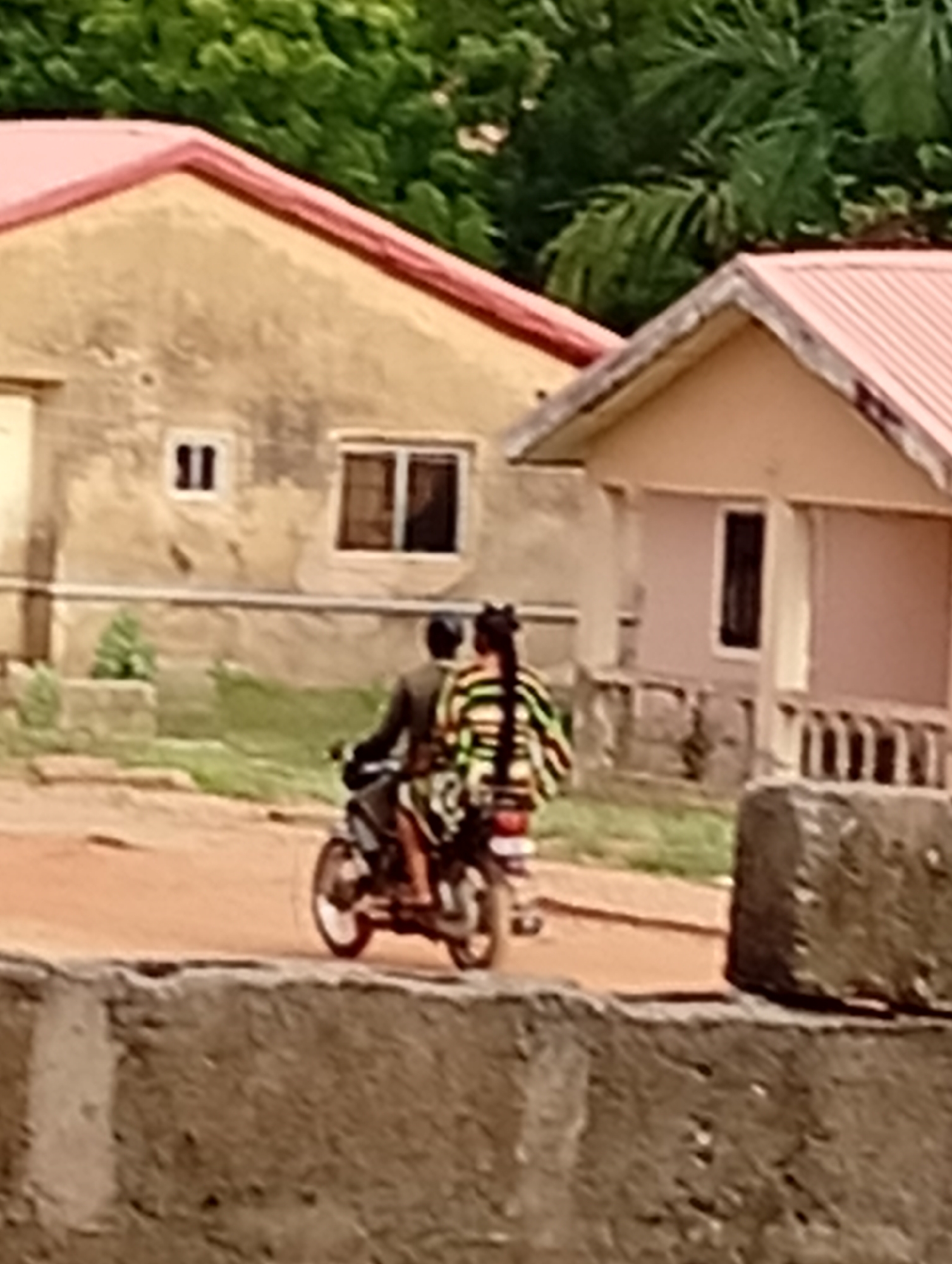 Morning street life documented in Adankolo, Nigeria