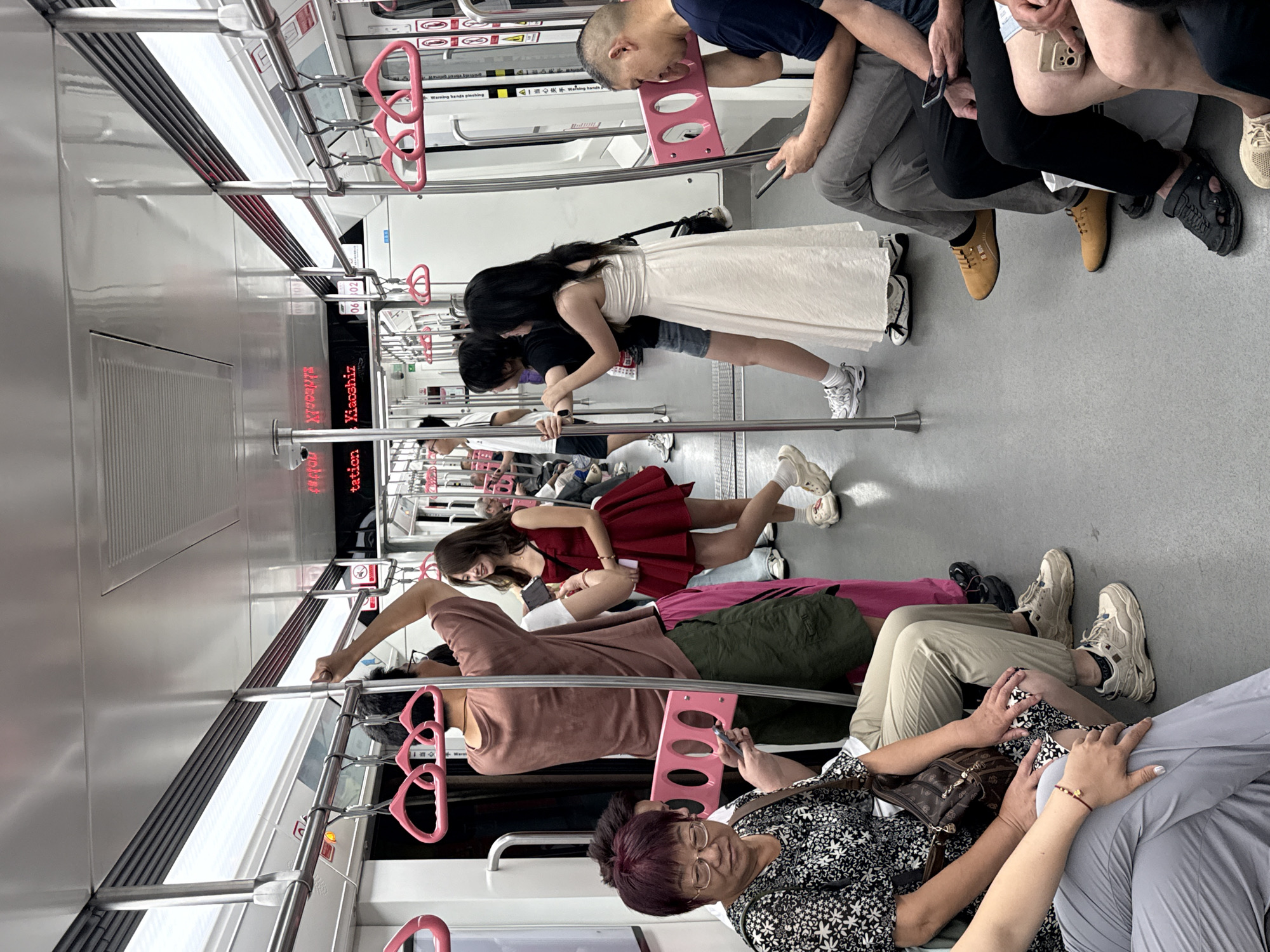 Midday metro life in Chongqing's Yuzhong District